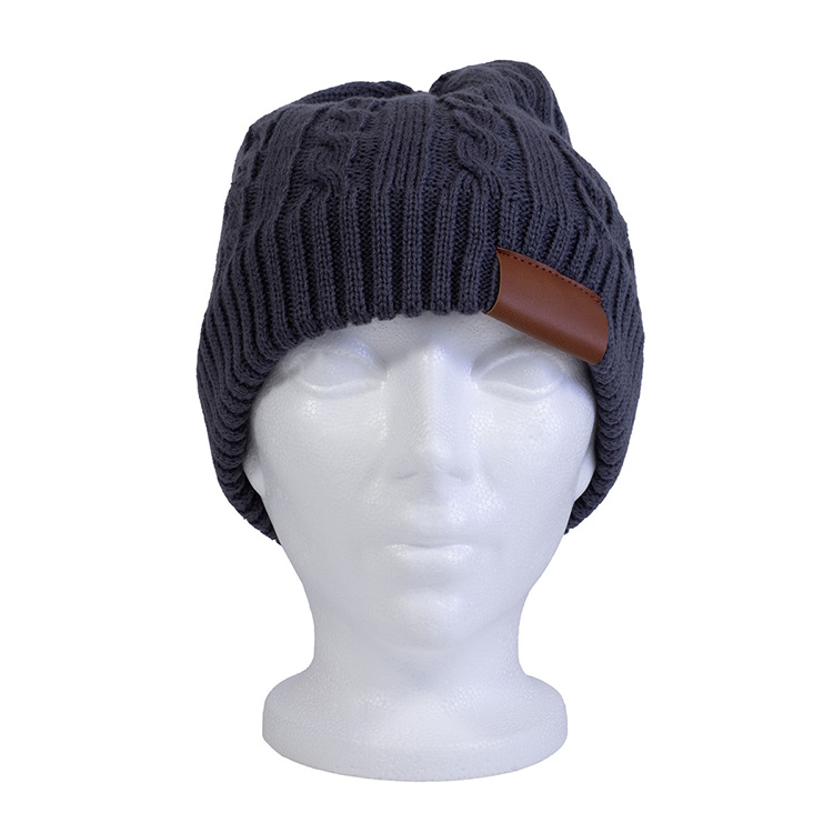 "THE COZY" Cable Knit Beanie With Fluffy Soft Lining 23