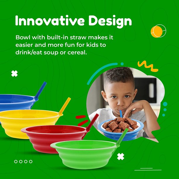 Kids Straws Bowls 11