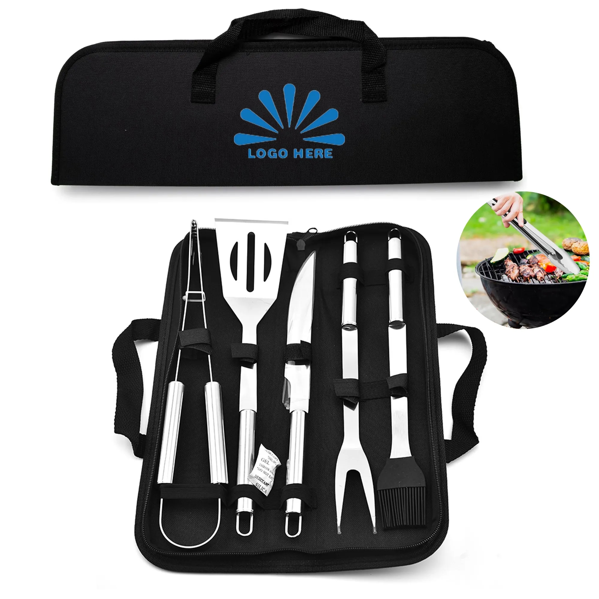 Stainless Steel Outdoor Grill 5-Piece Set 7