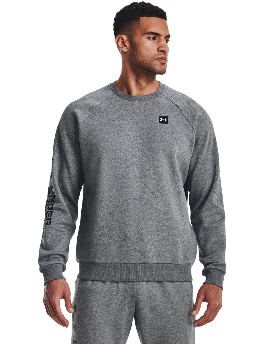 Men's UA Rival Fleece Crew, custom hoodie or sweatshirt with logo imprint 5