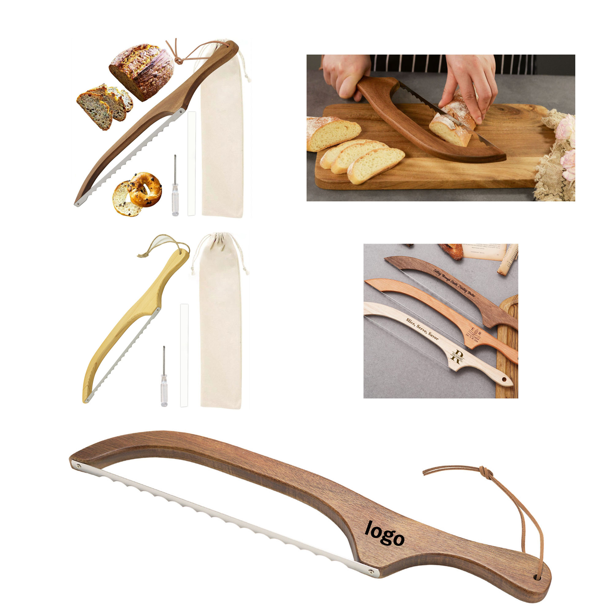 Anti-Bend Wooden Slicing Knife 4