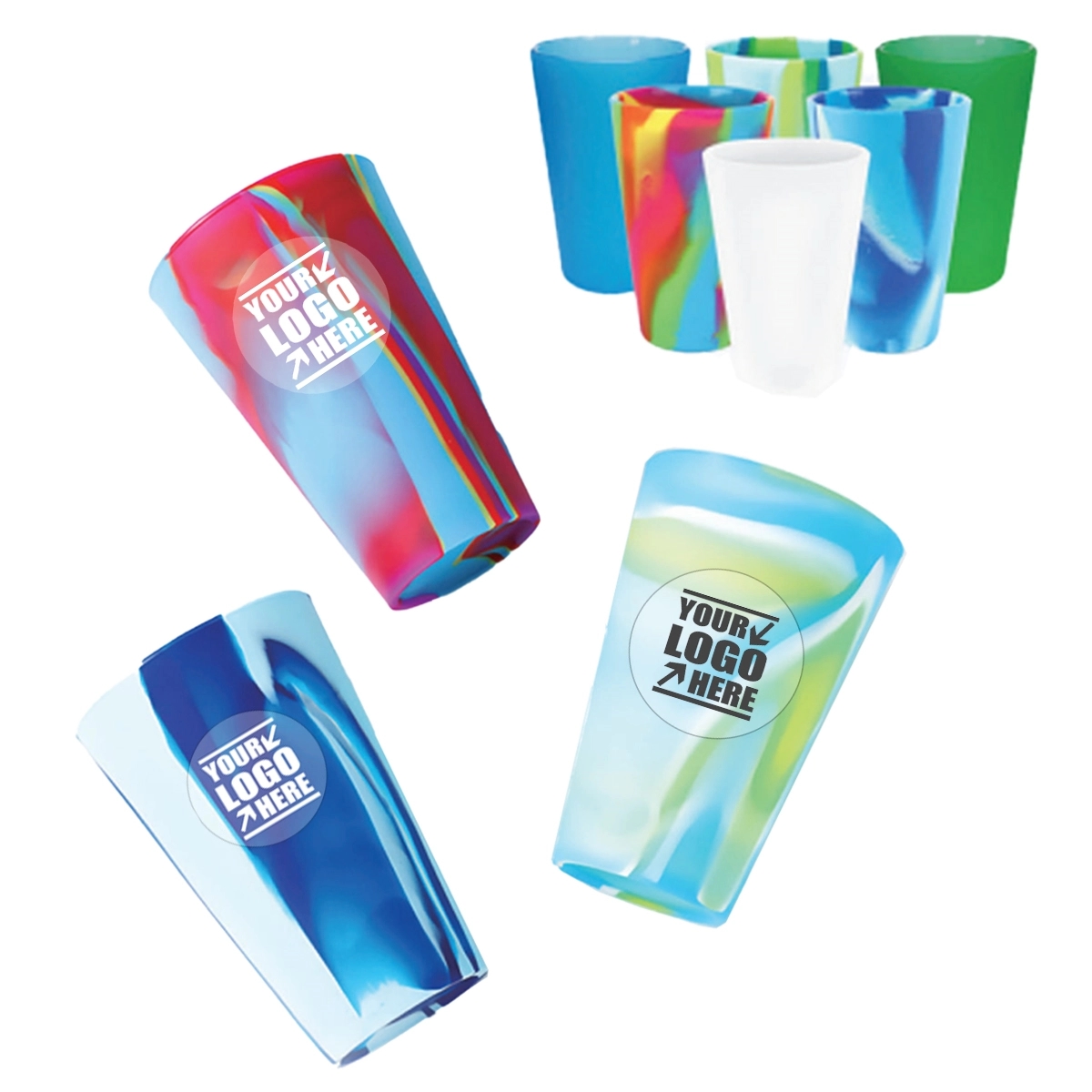 16 Oz Silicone Pint Wine Glass