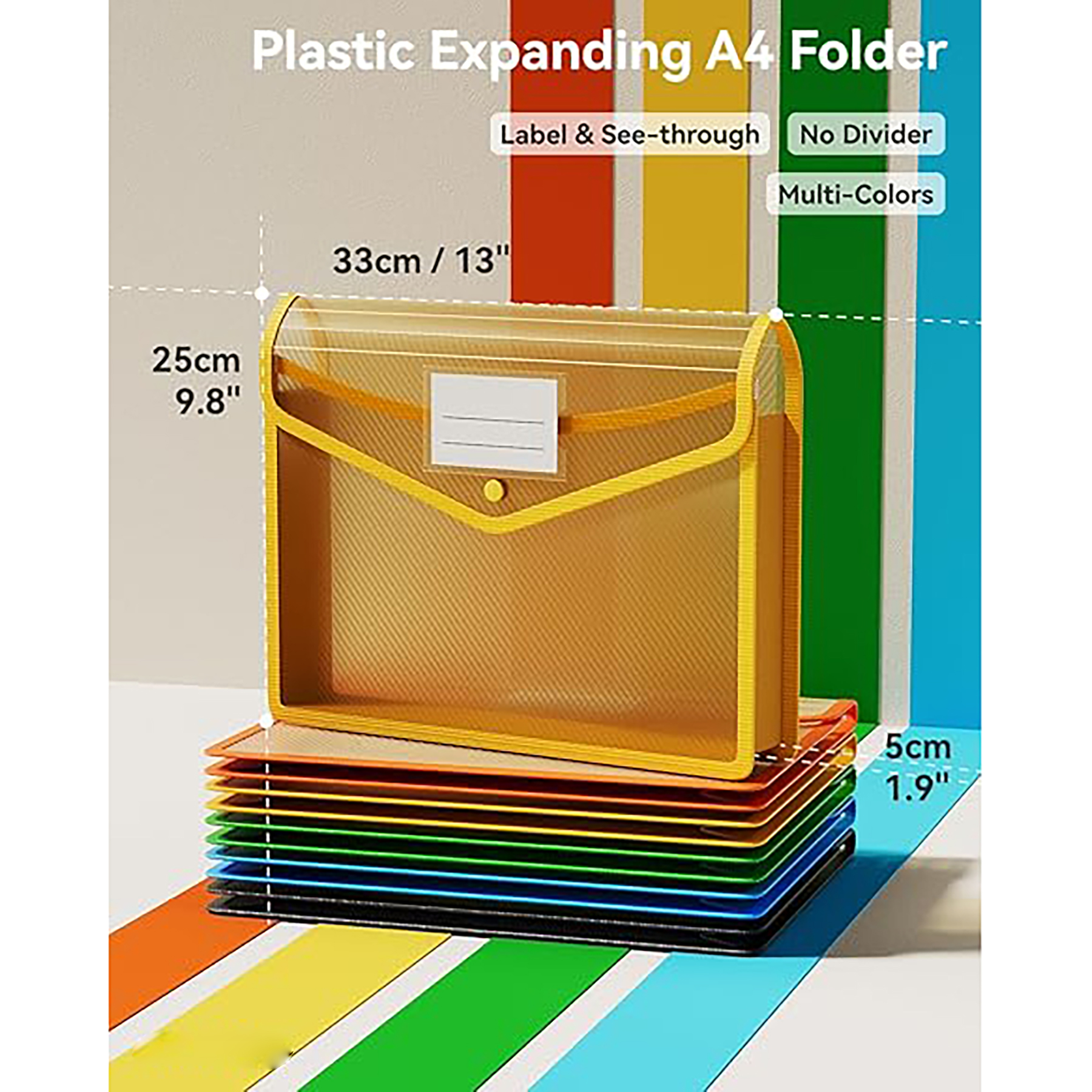 Plastic Expanding Document Folder 28