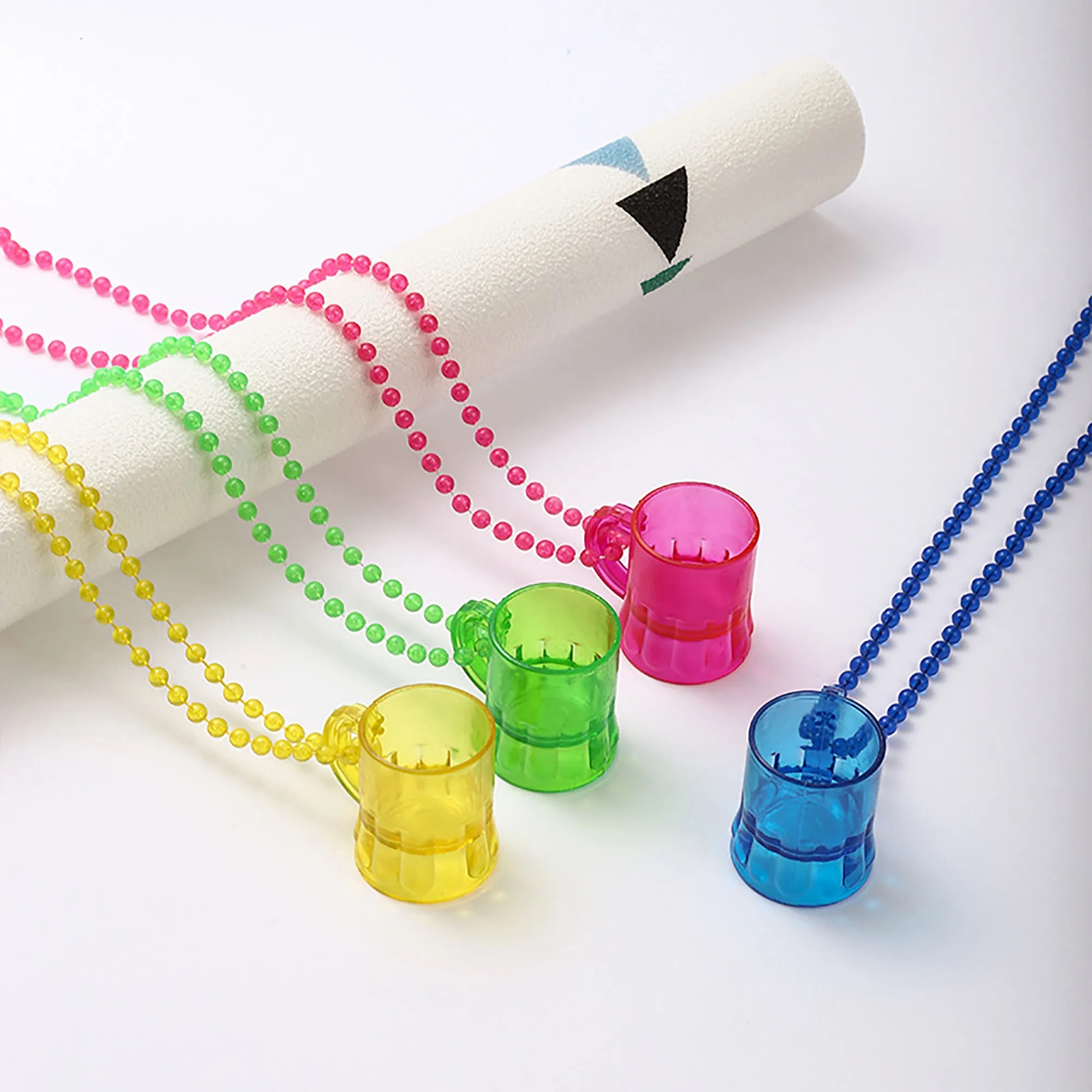 Beer Mug Plastic Necklace 16