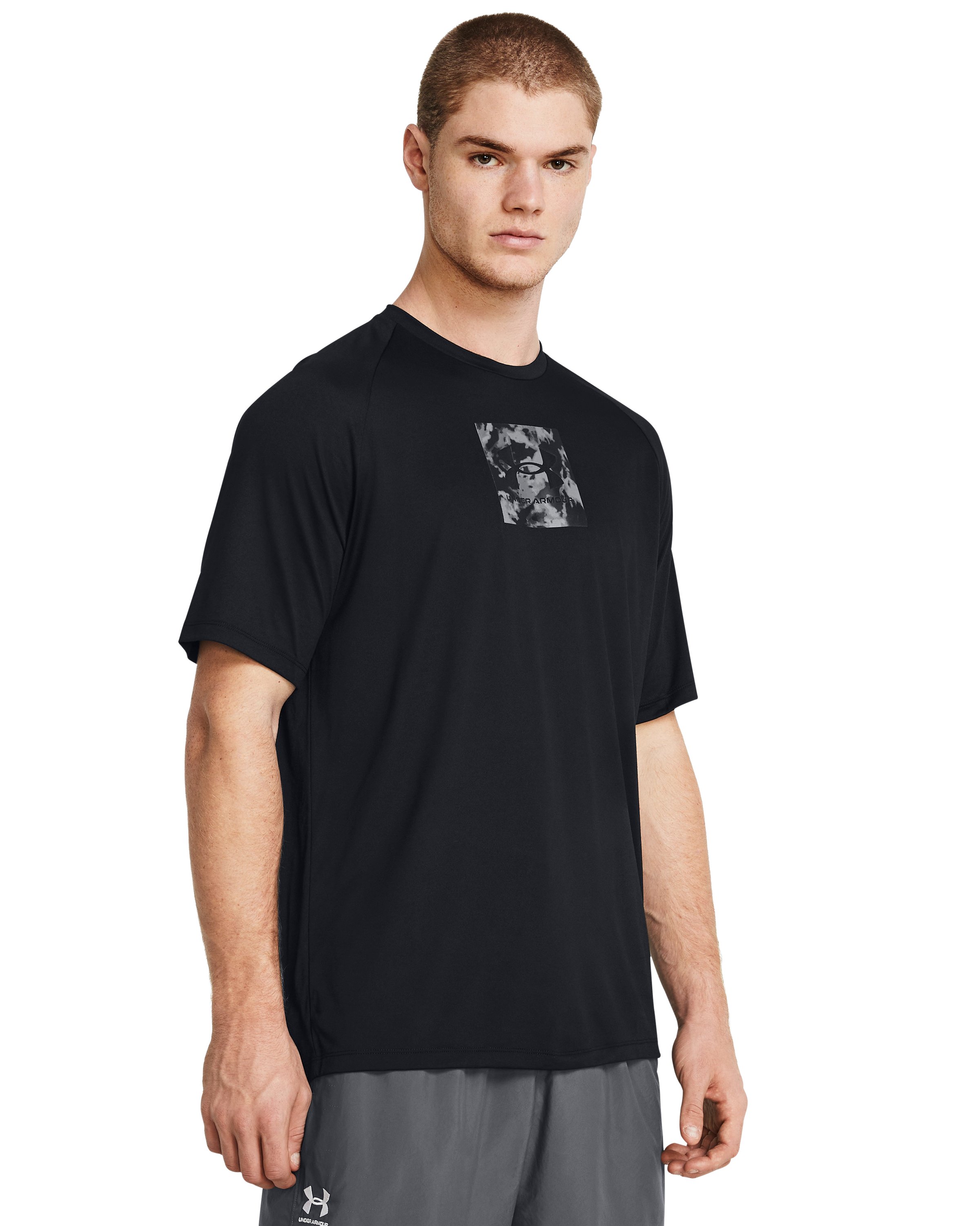 UA Tech Print Men's Short Sleeve 1