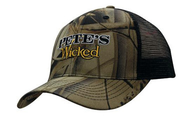 Leaf Print Camouflage With Mesh Back 3