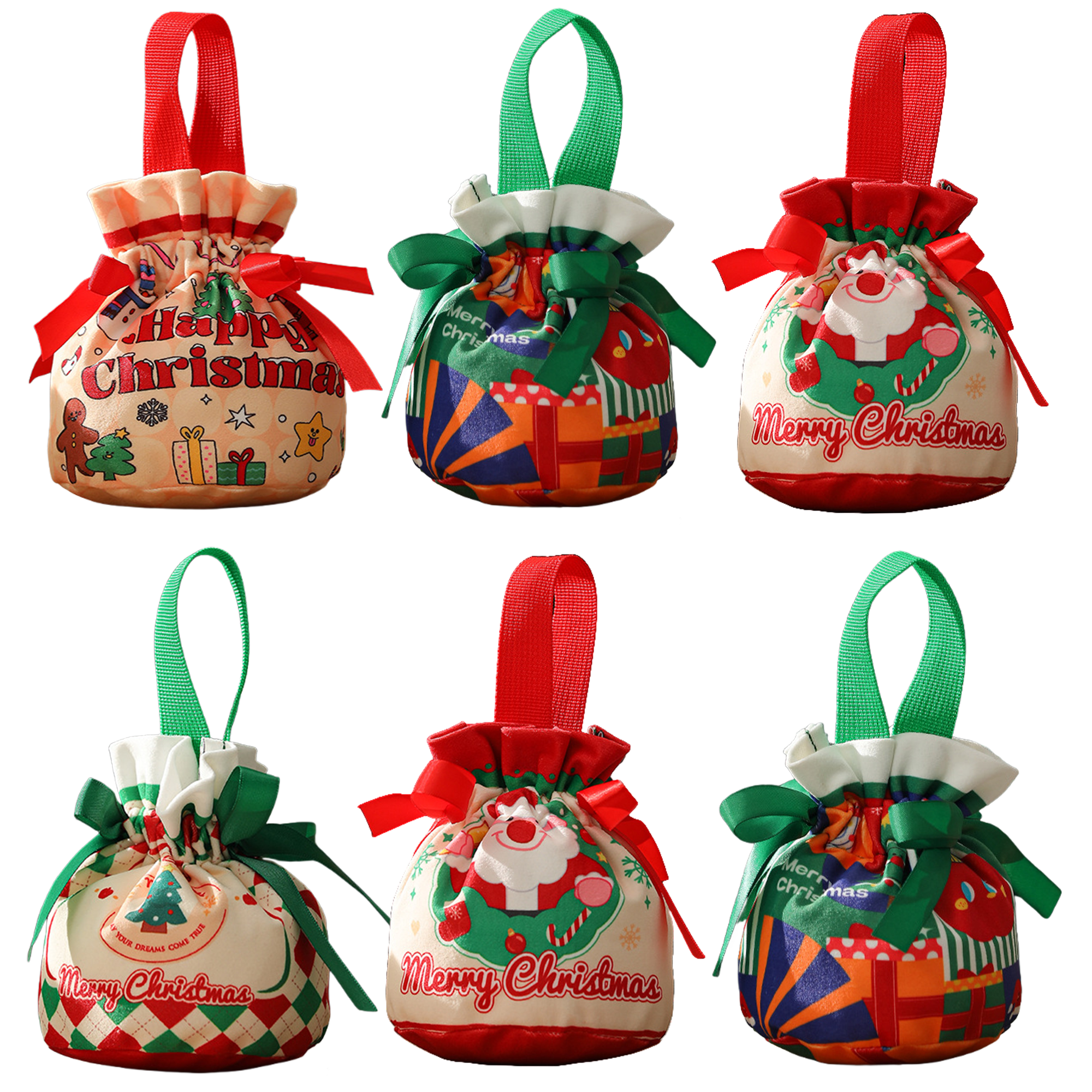 Drawstring Christmas Candy Bag 3