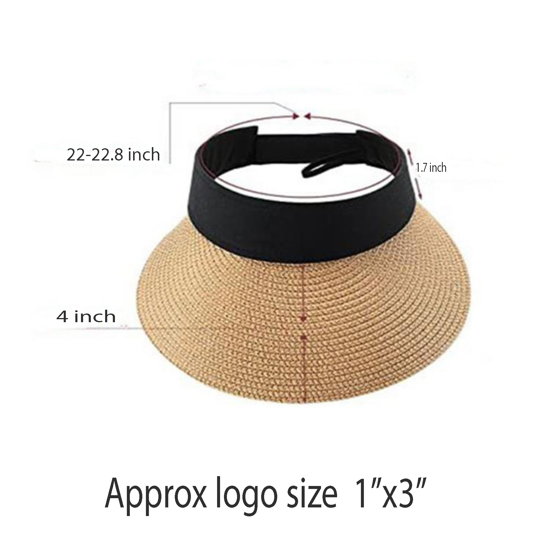 Straw Sun Visor Hat 8