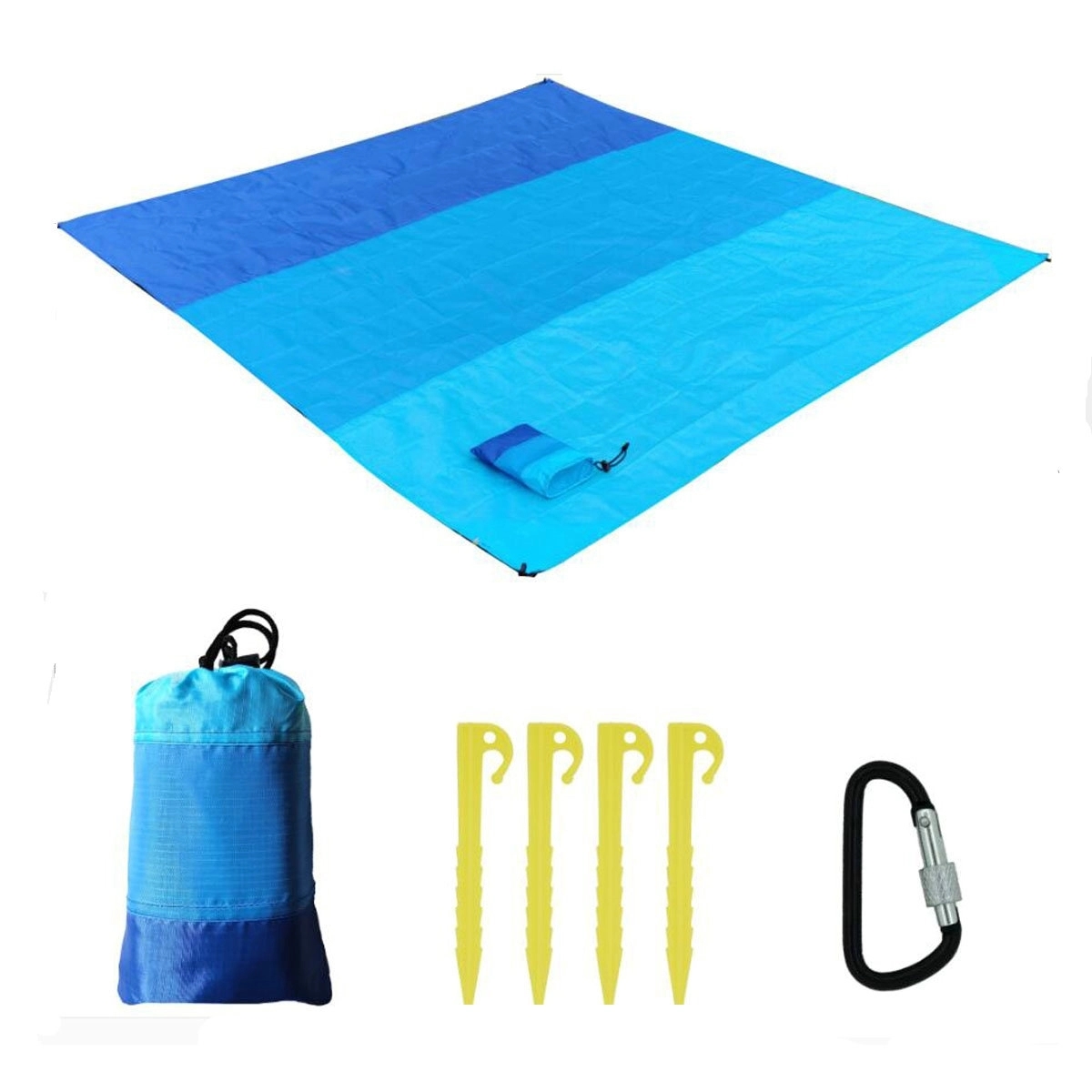 Samll MOQ 32PCS Outdoor Sandproof Beach Mat 79" X 83"