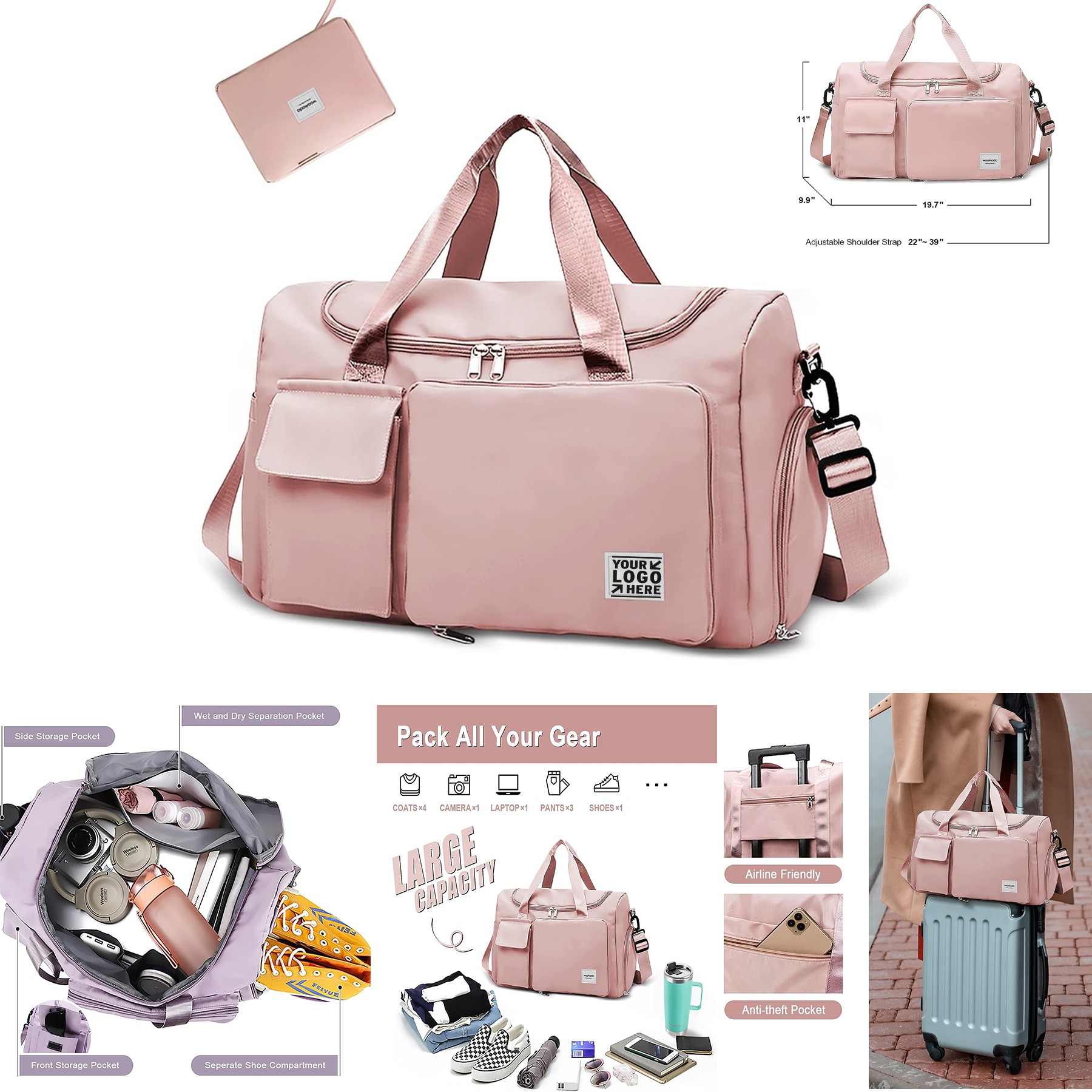 Foldable Travel Duffel Bag