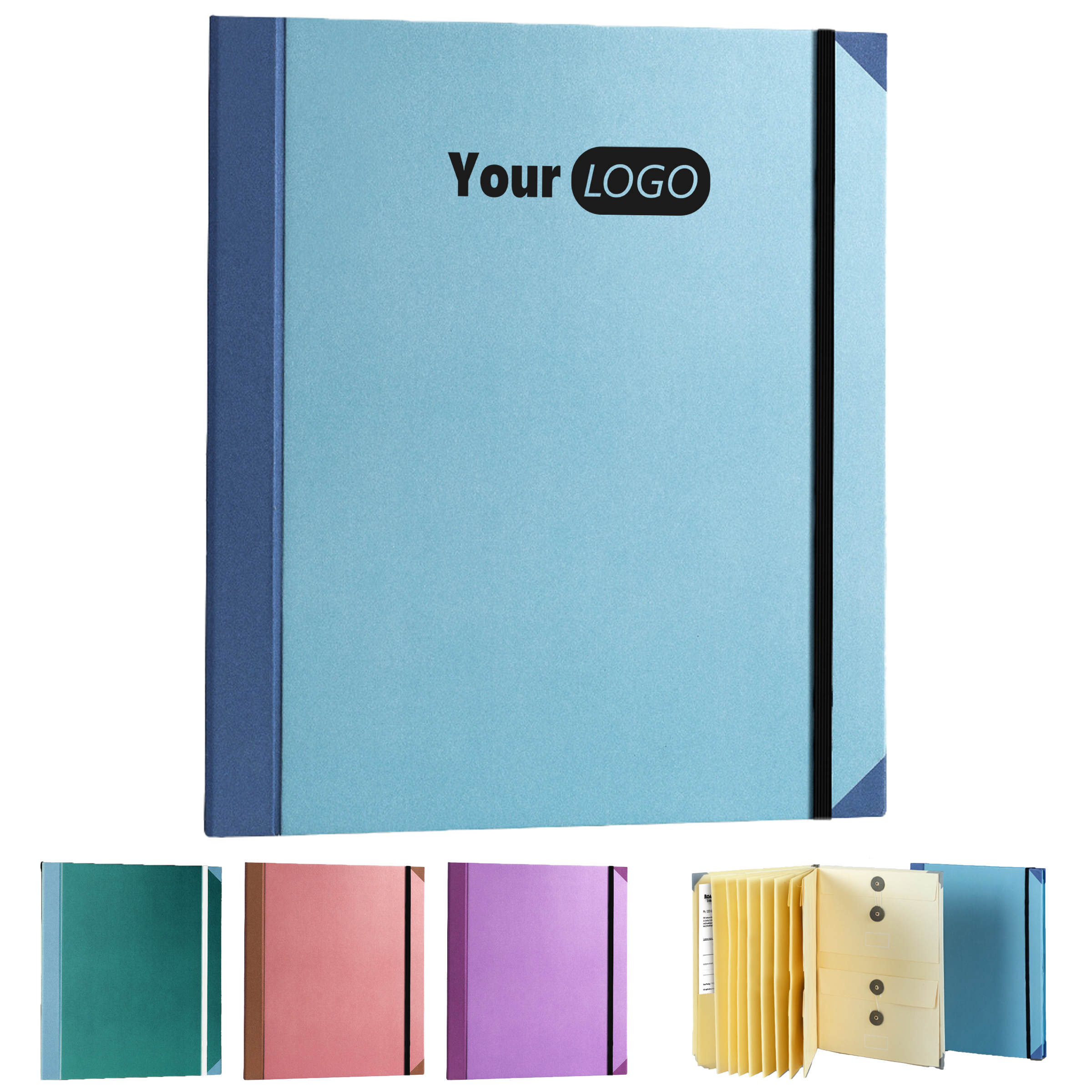 Pvc Stylish Expanding File Folder With Secure Closure For Everyday Use 7