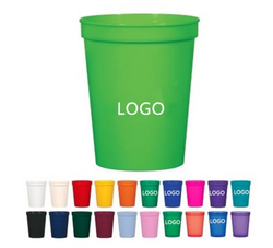 12oz Reusable Plastic Stadium Cup