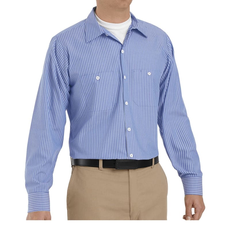 Red Kap Men's Premium Long Sleeve Work Shirt - SP10