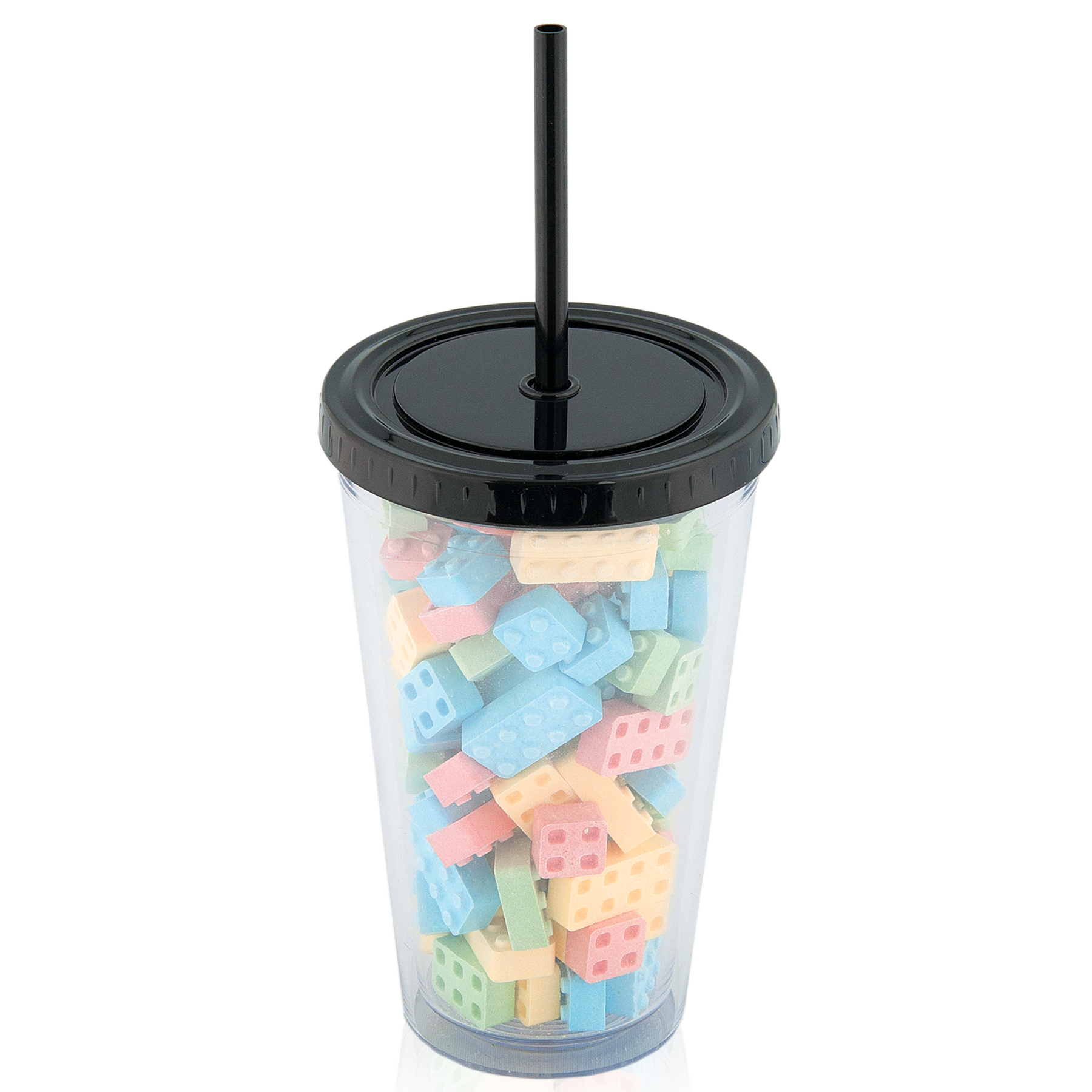 500 Ml. (17 Fl. Oz.) Double Walled Tumbler With Straw 12