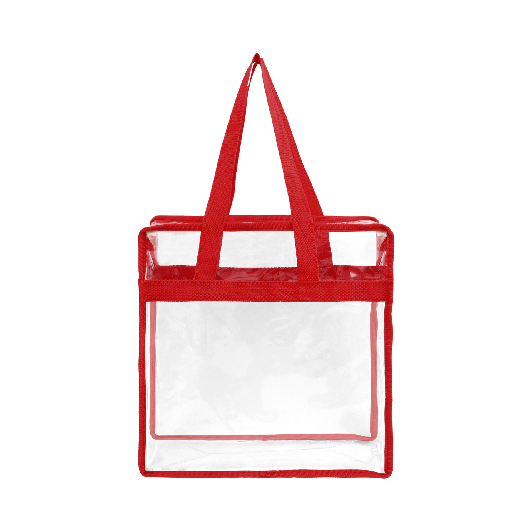 Stadium Approved Clear Zipper Tote Bag 43