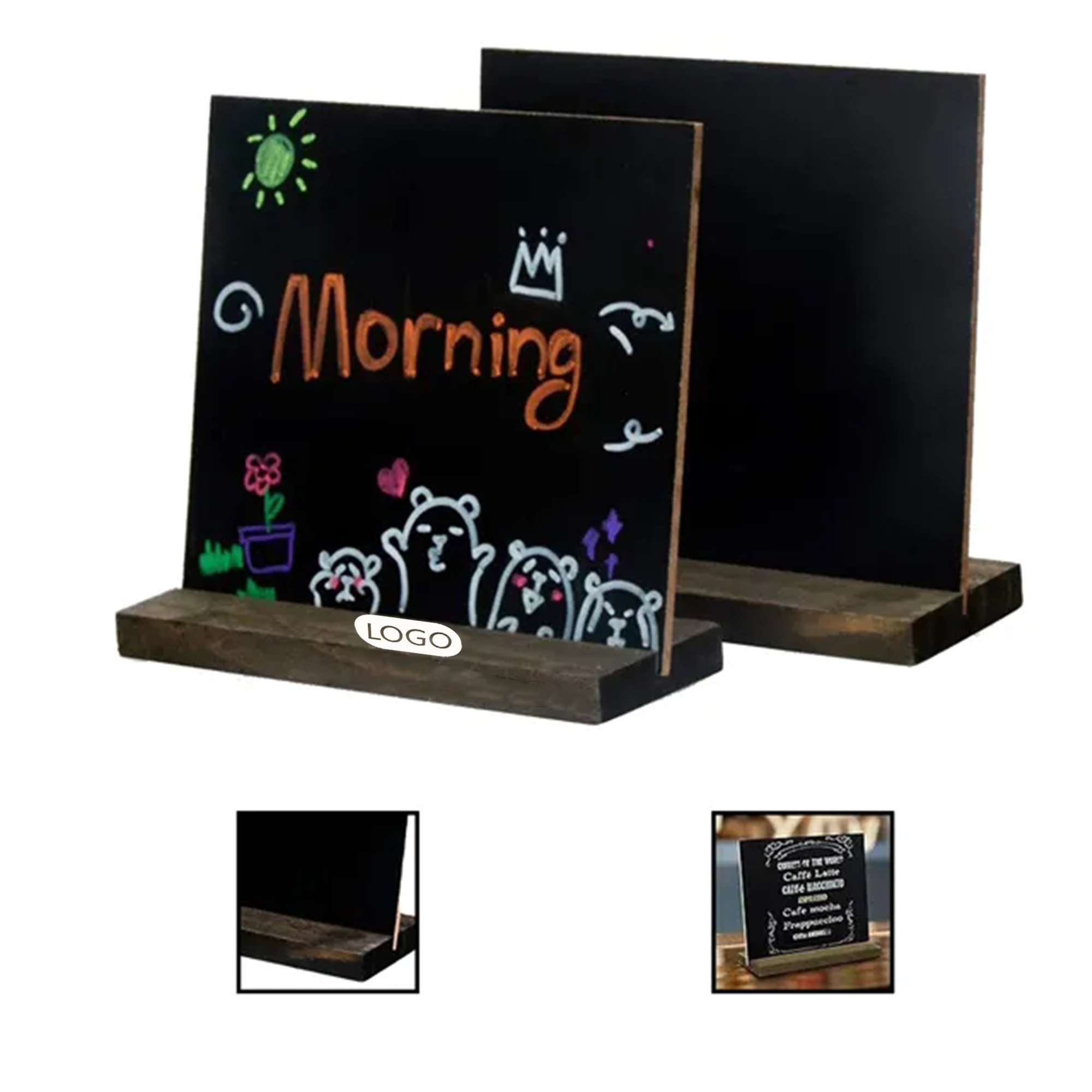 Chalk Message Board With Wood Foundation 5