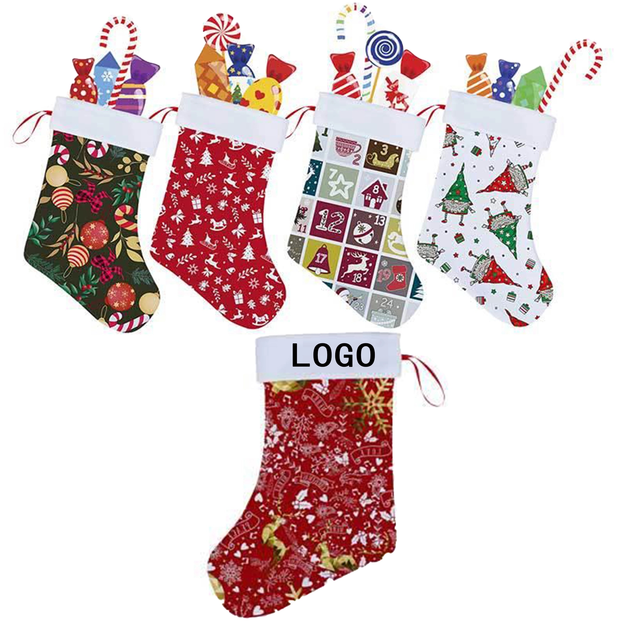 Decorate Christmas socks 5