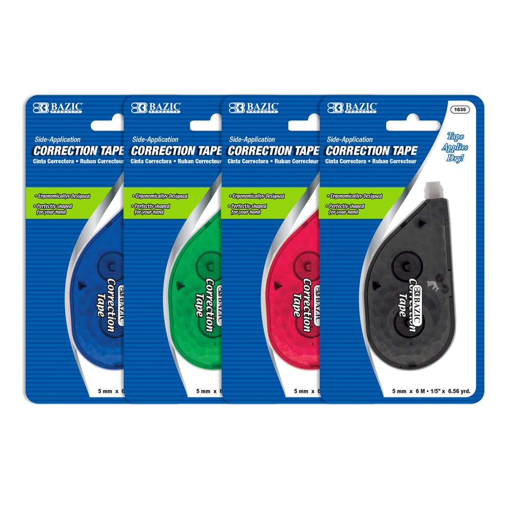 Correction Tape - Single Assorted Colors
