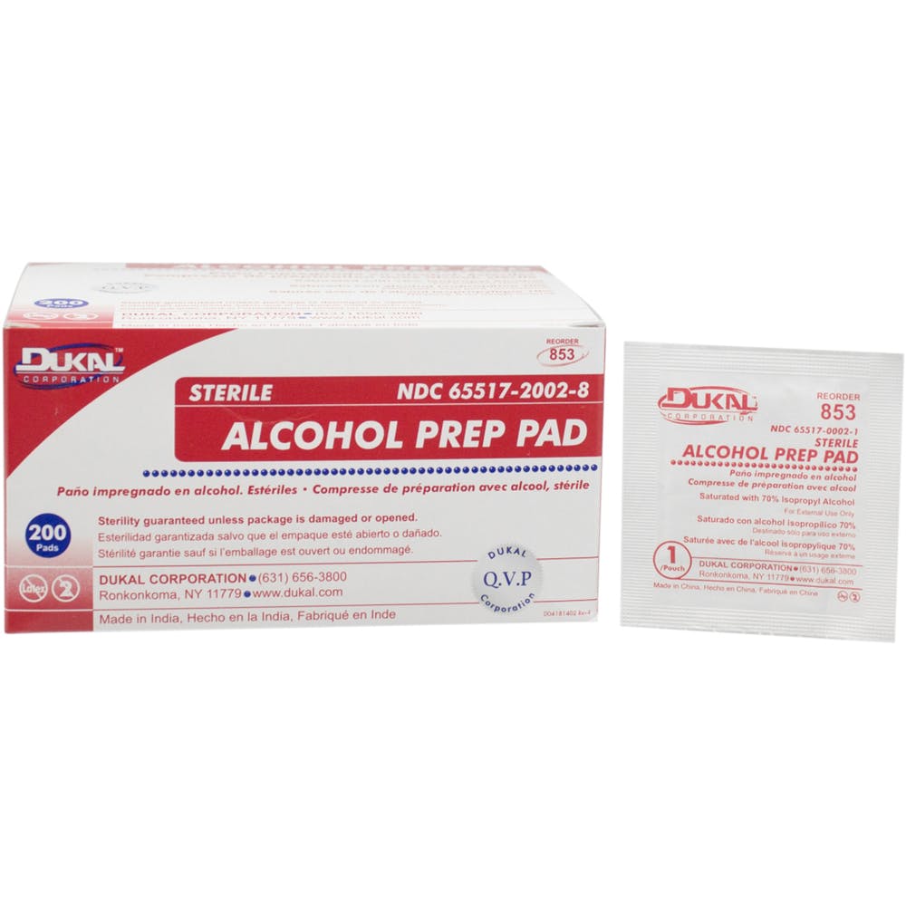 Sterile Alcohol Prep Pads - Medium 2-Ply 200 Count 3