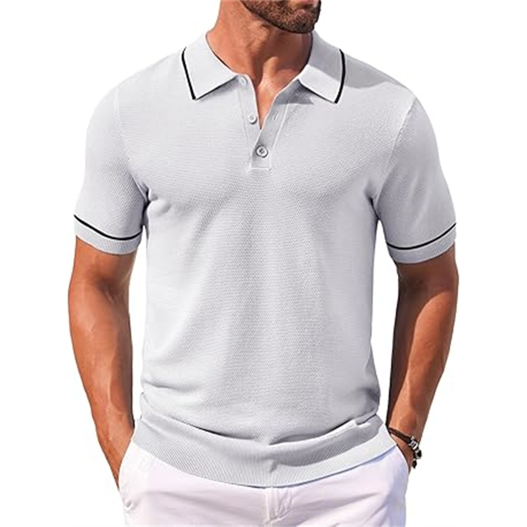 Men's Knit Golf Polo Shirt 39
