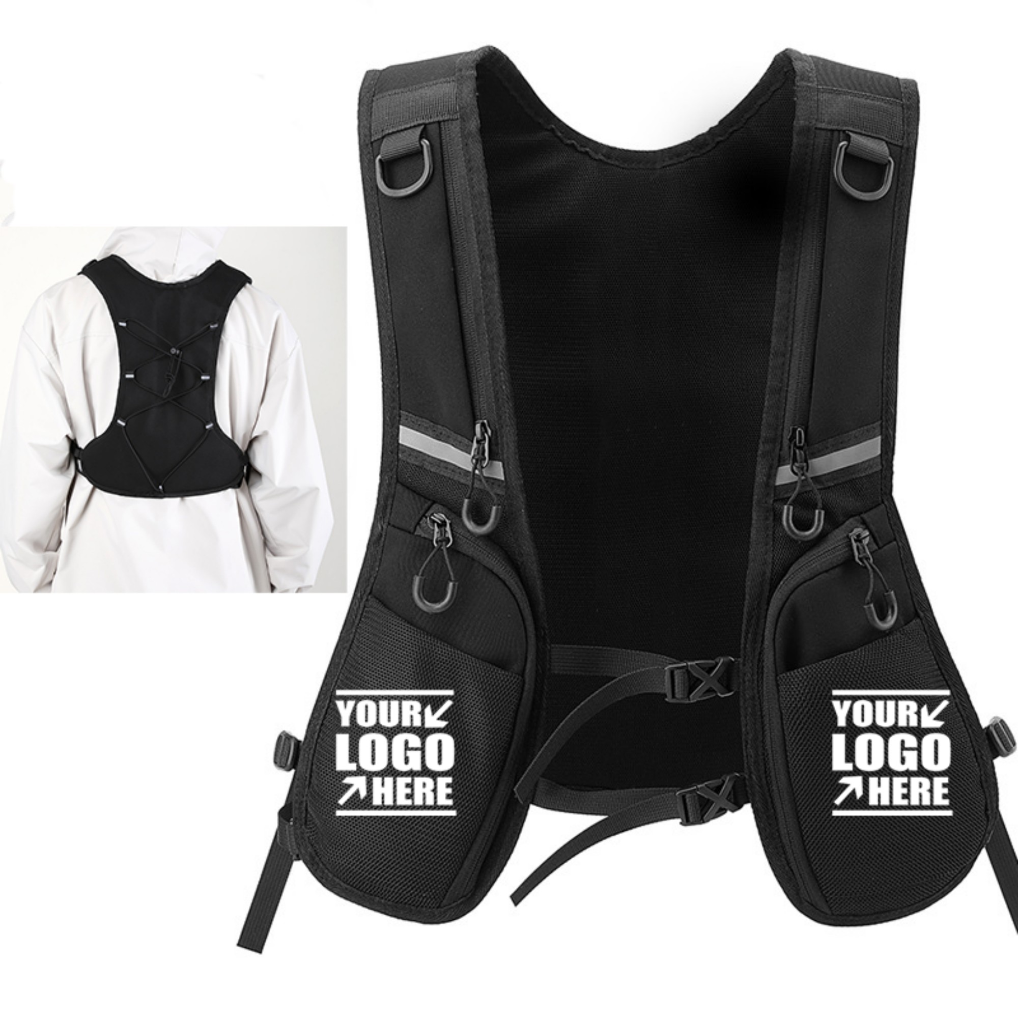 Vest Bag With Reflective Strips 5