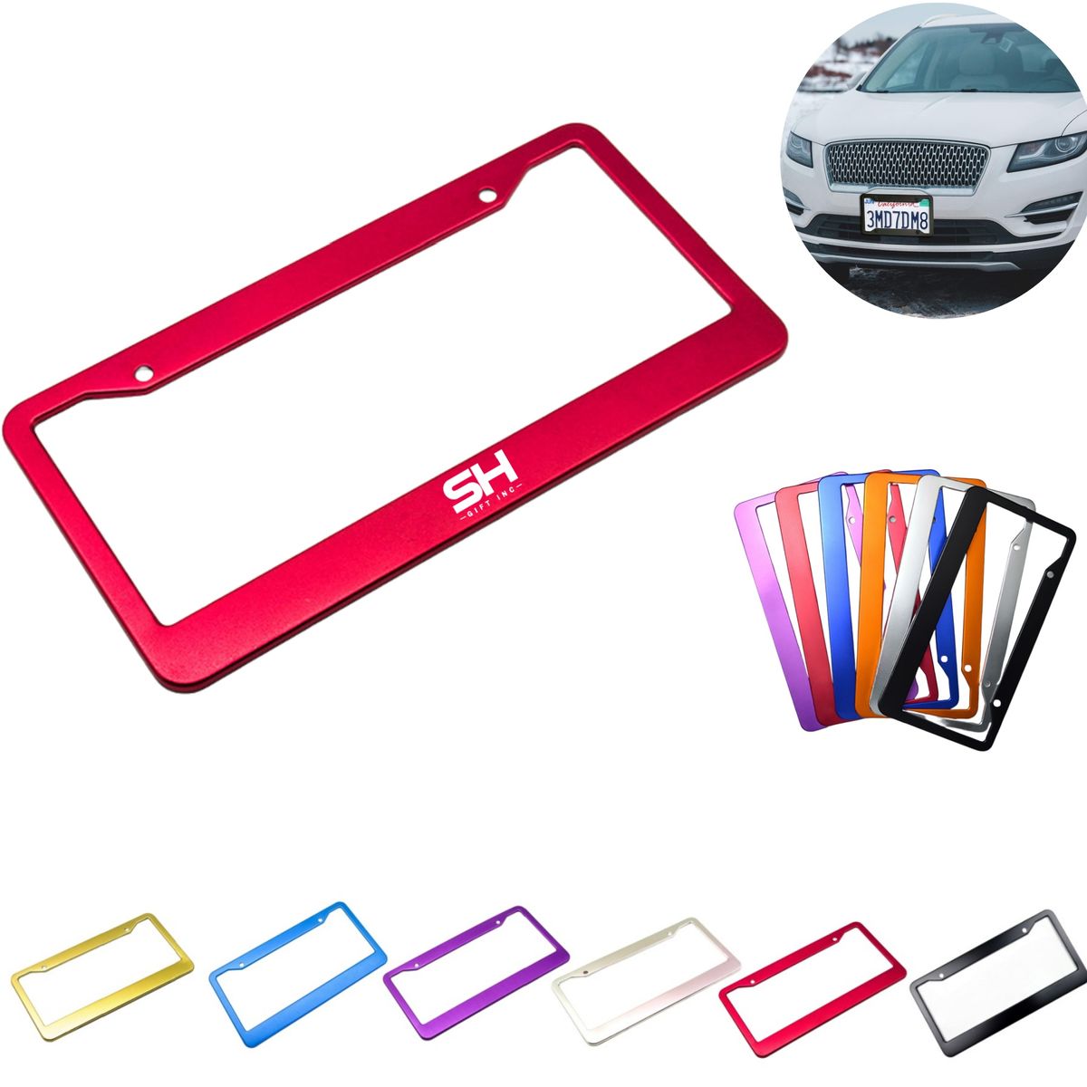 Metal Car Plate License Frame Cover