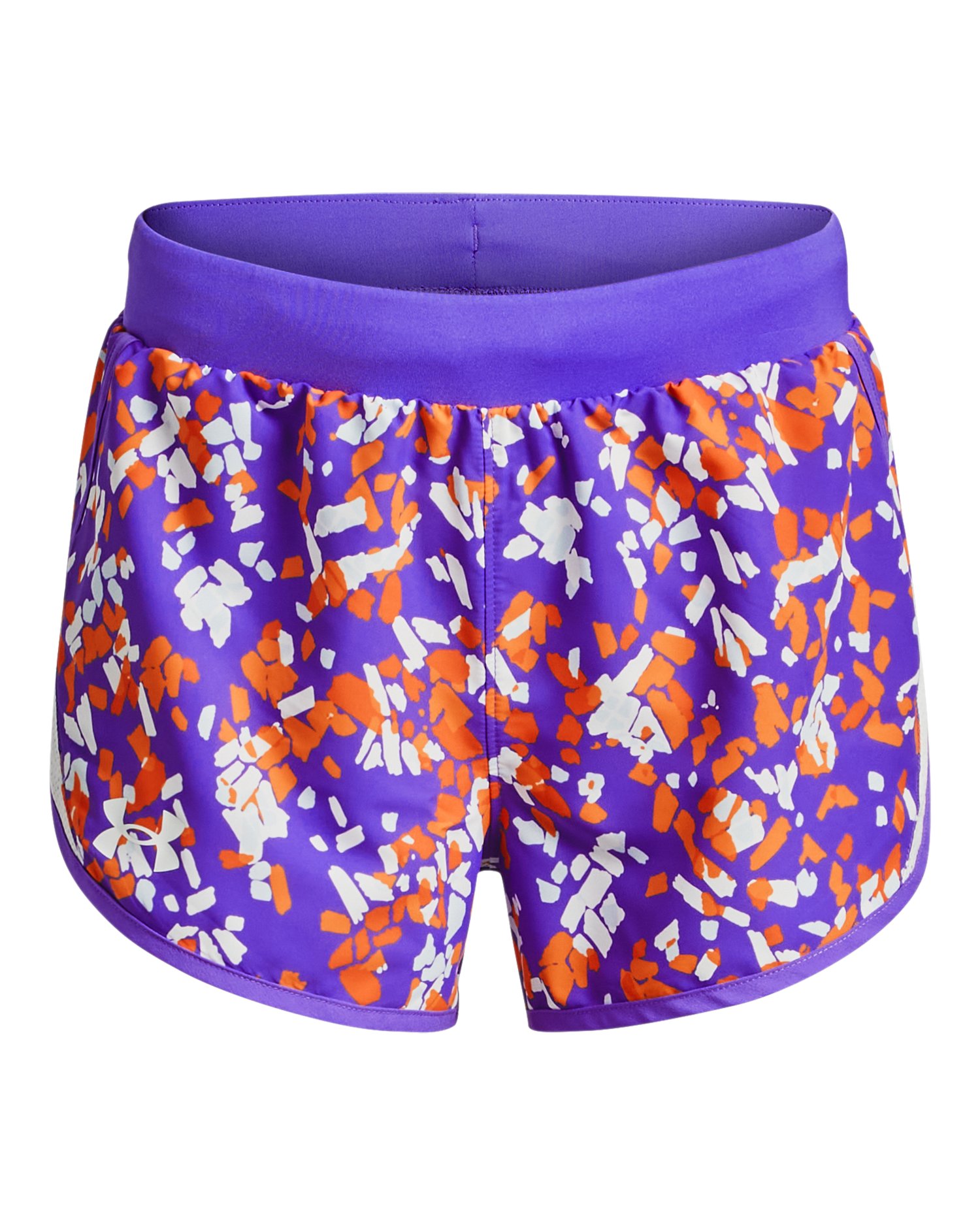 UA Fly-By Printed Girls' Shorts 26