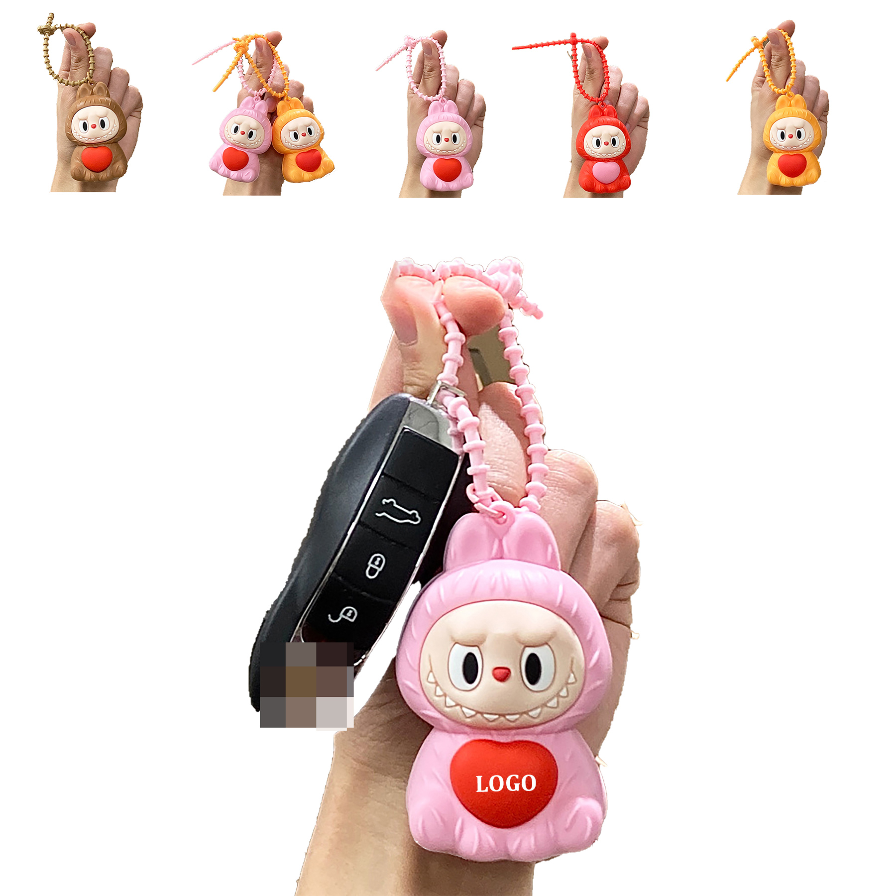 Labubu Love Decompression Keychain 13