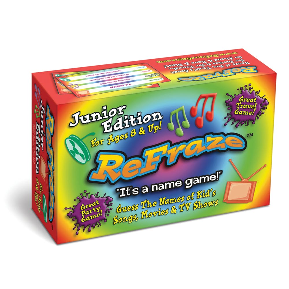 Re-Fraze Junior Edition Game - 200 Play Cards Ages 8+ 3