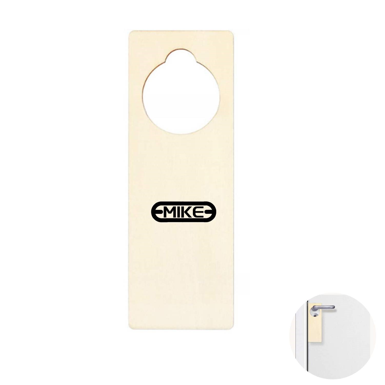 Wooden Double-sided Custom Door Hanger Tag
