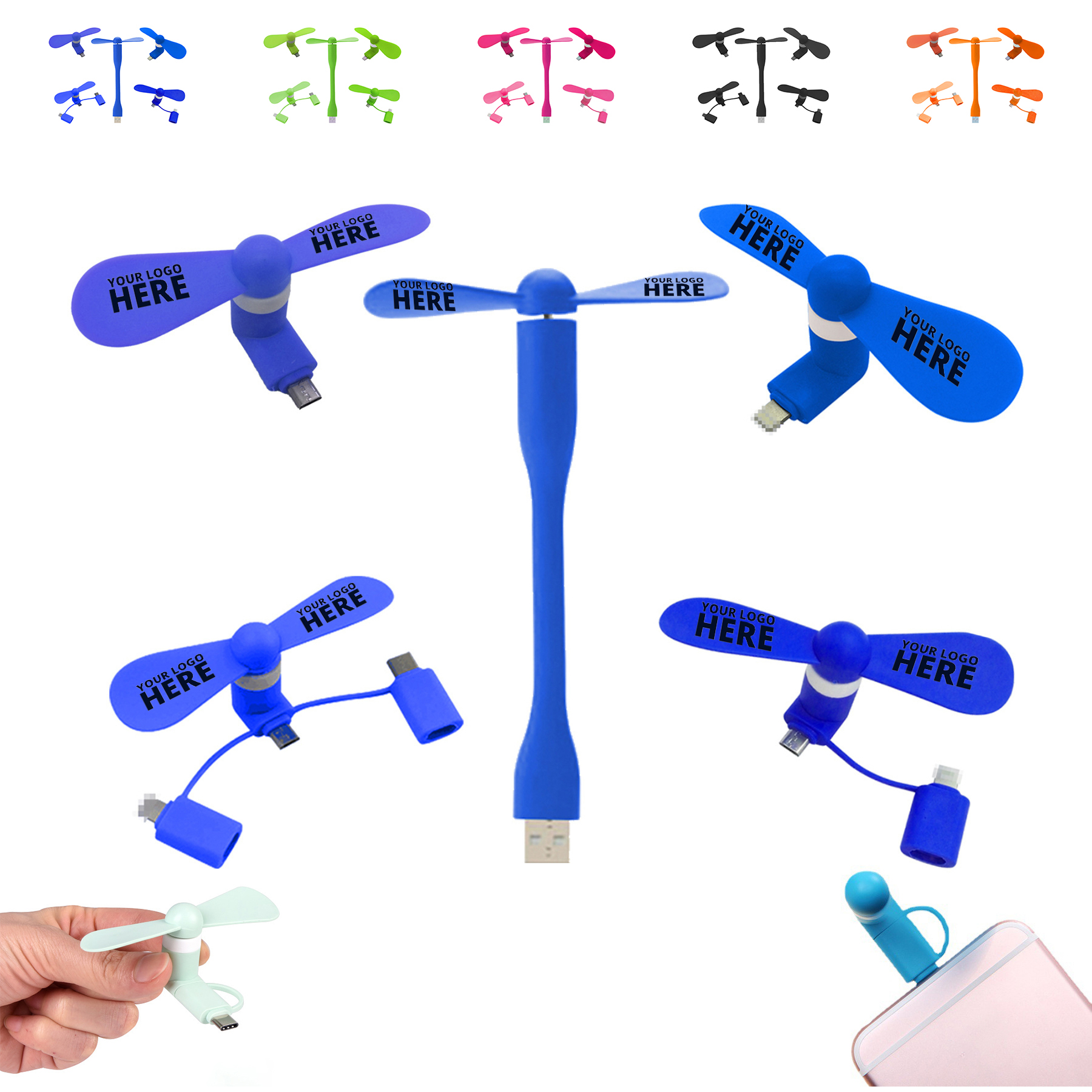 Mini Mobile Phone Fan 5