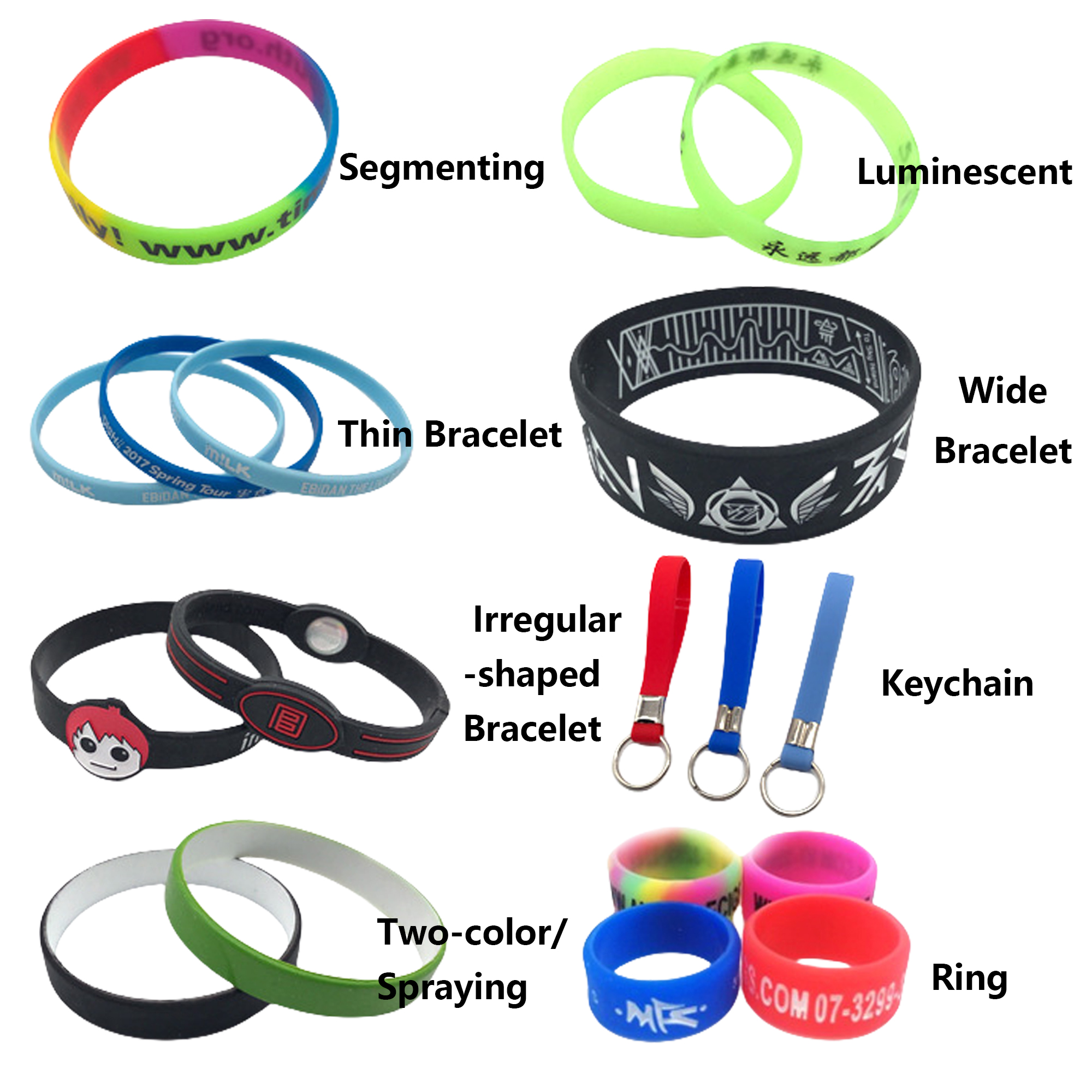 Branded Silicone Wristbands MOQ50 7