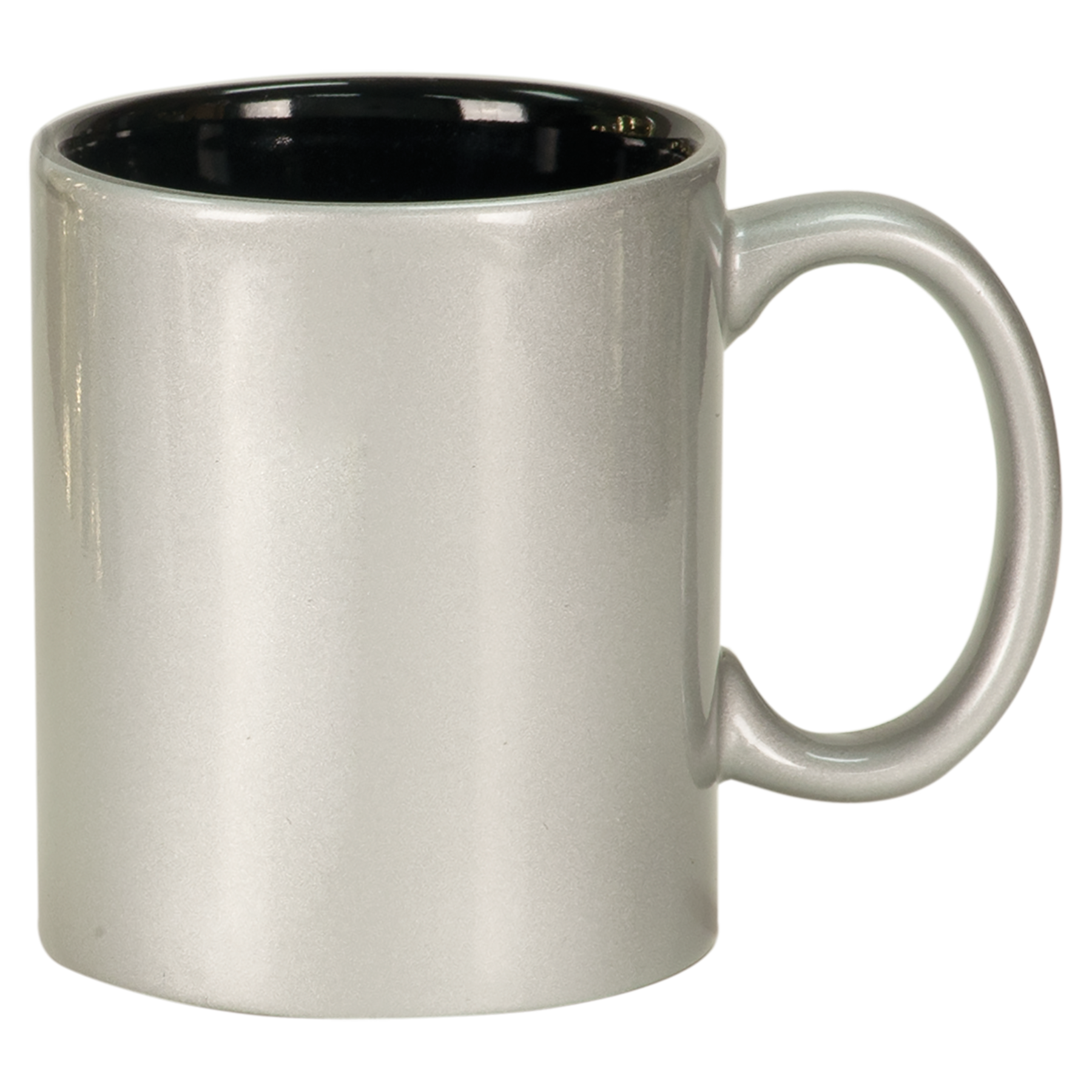 11 oz Ceramic Round Lazer Mug 1