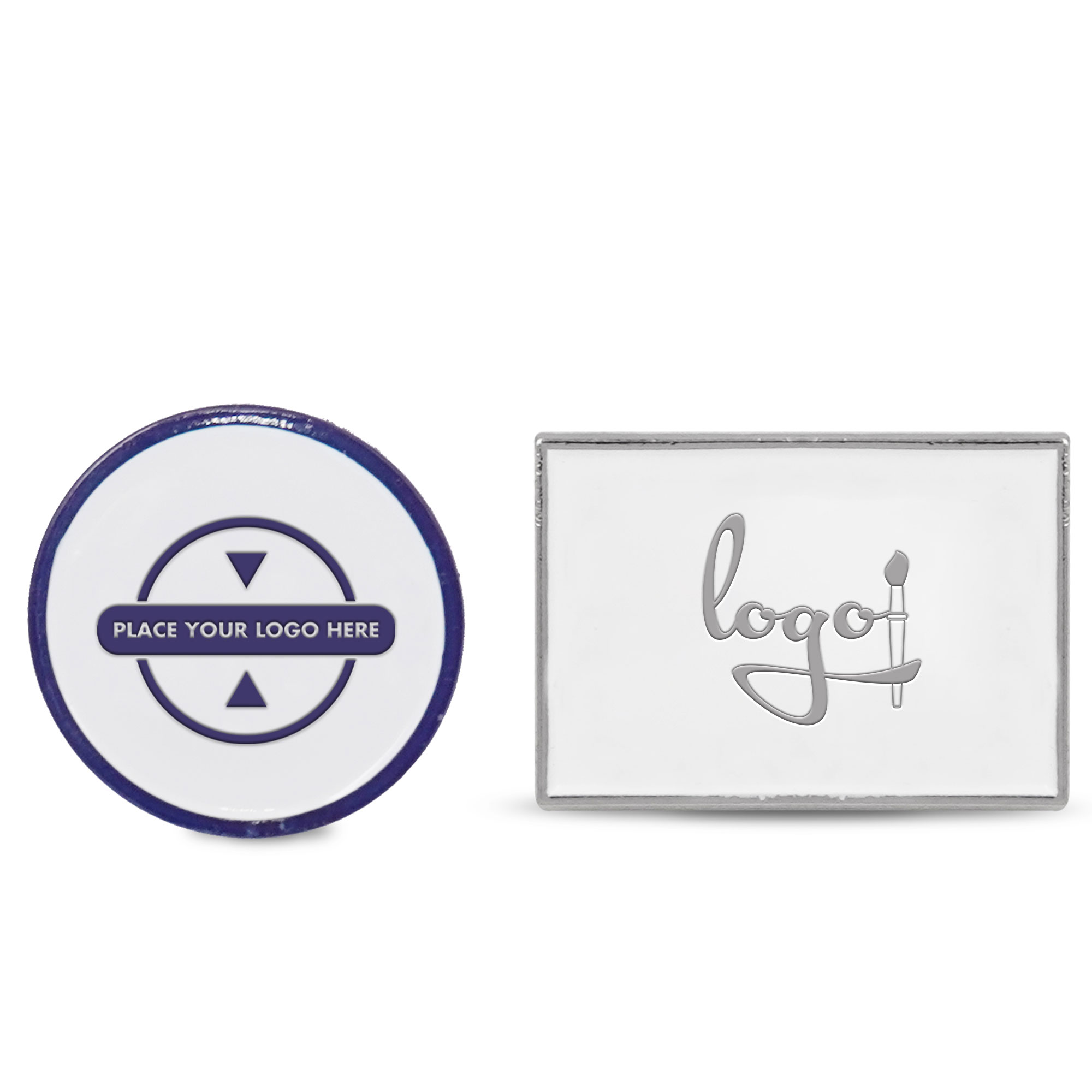 Steel Customizable Circular Lap Pins