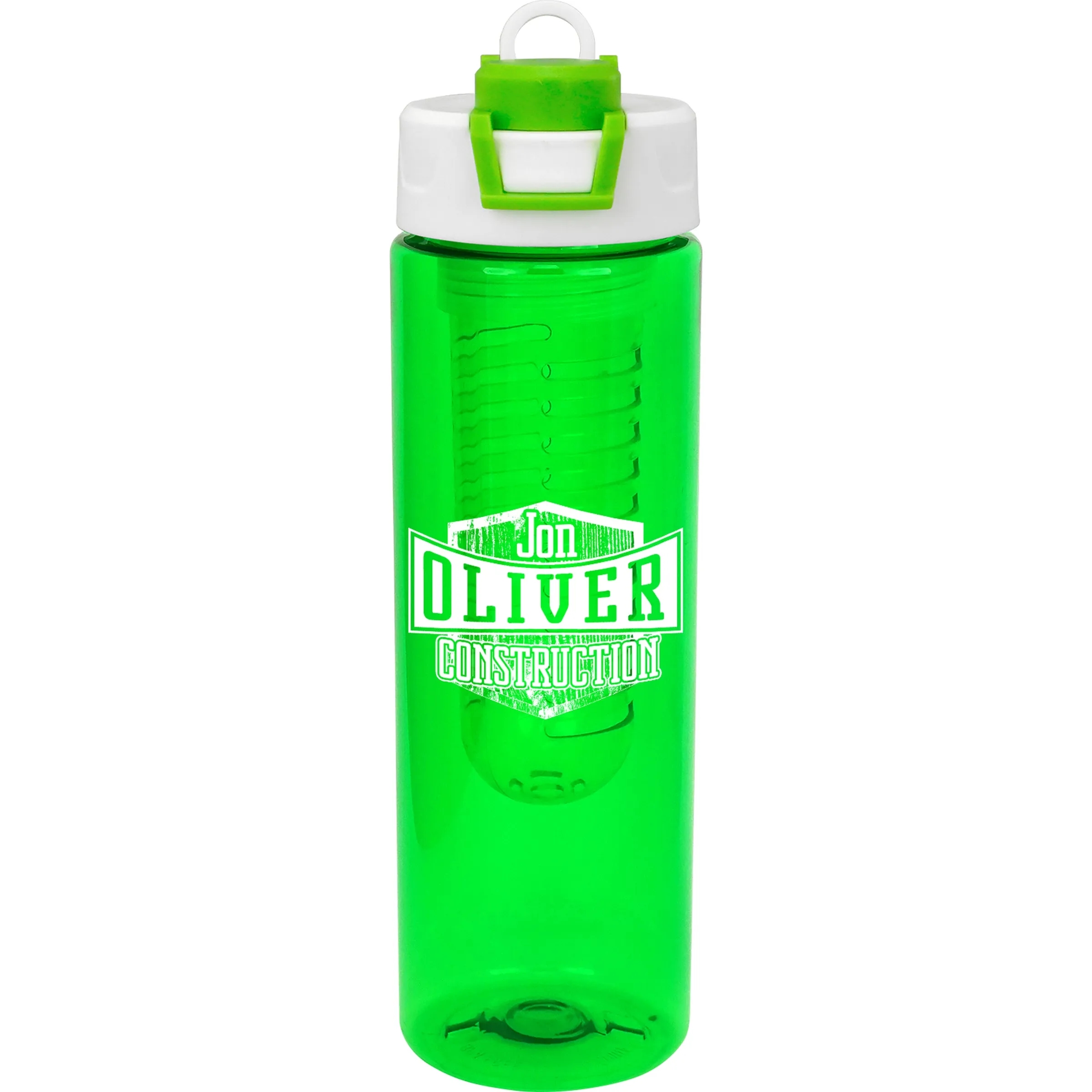 Two Tone Pop Up 24 oz. Colorful Bottle with Infuser 3