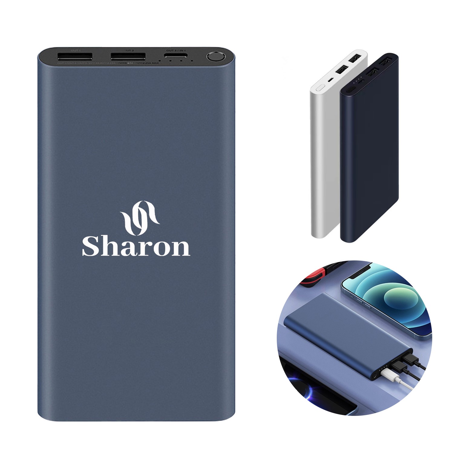 Portable Aluminum Power Bank