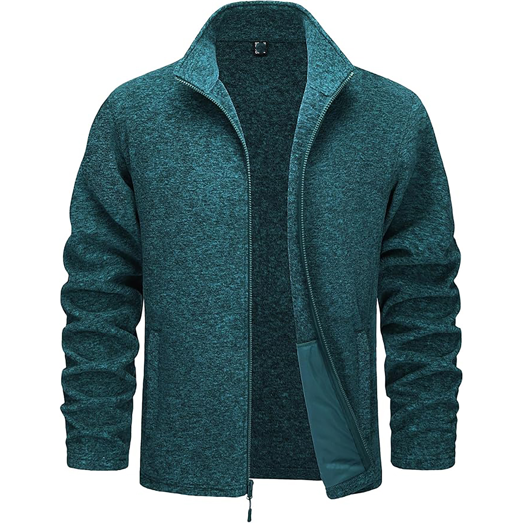 "Men Zipper Fleece Jacket Full zipper" 50