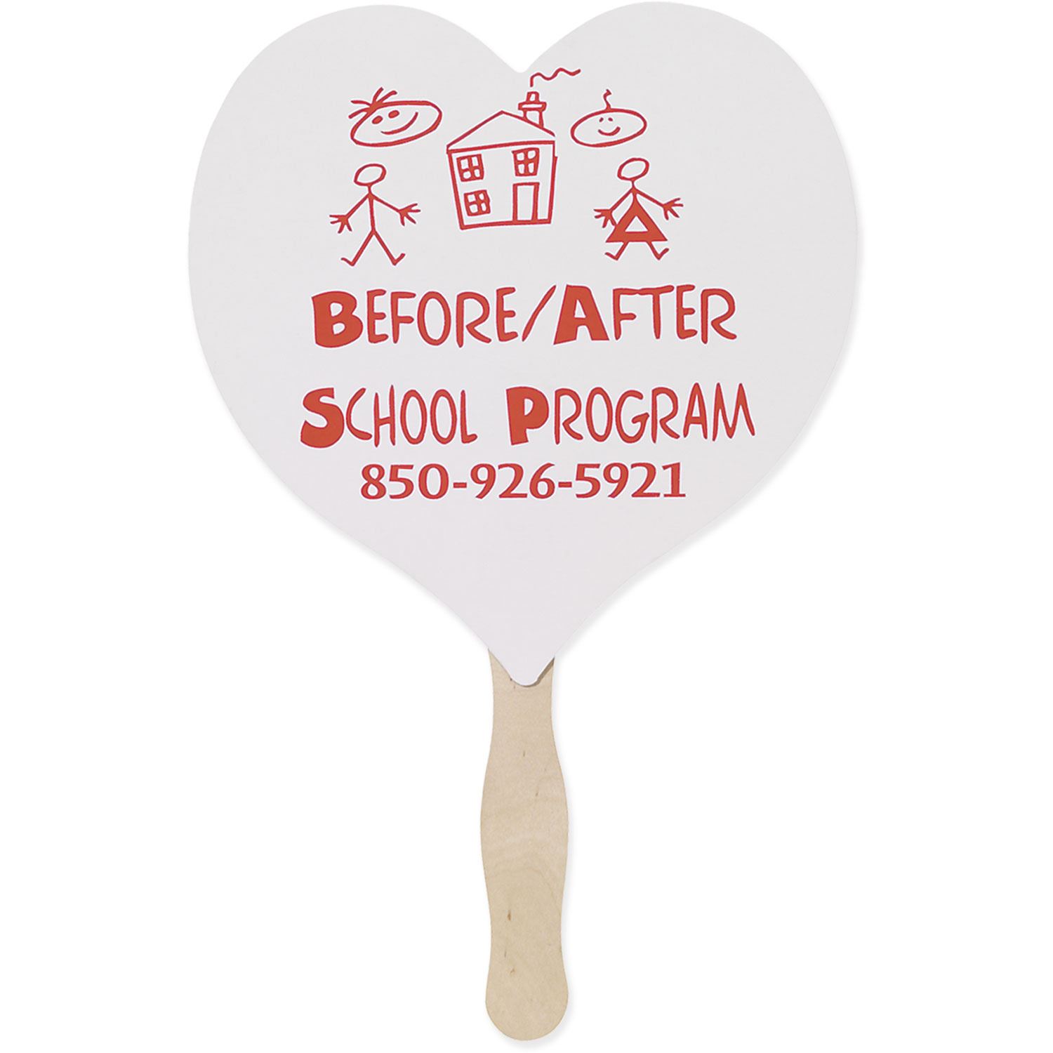 Stock Shape Hand Fan 8
