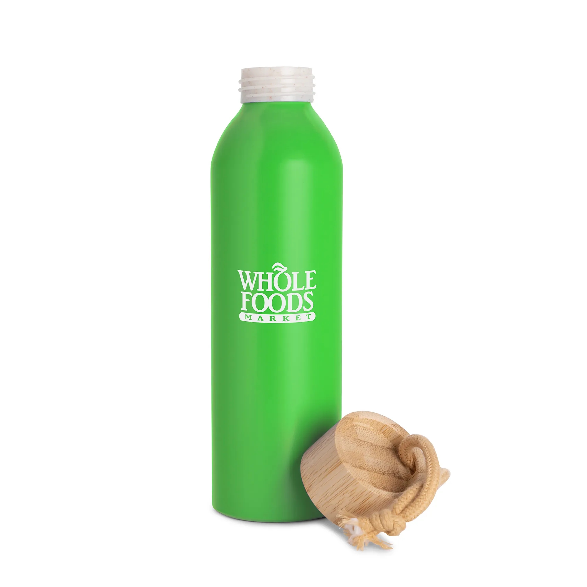Meriden Sustainable Aluminum Bottle with Bamboo Lid &Cotton 29