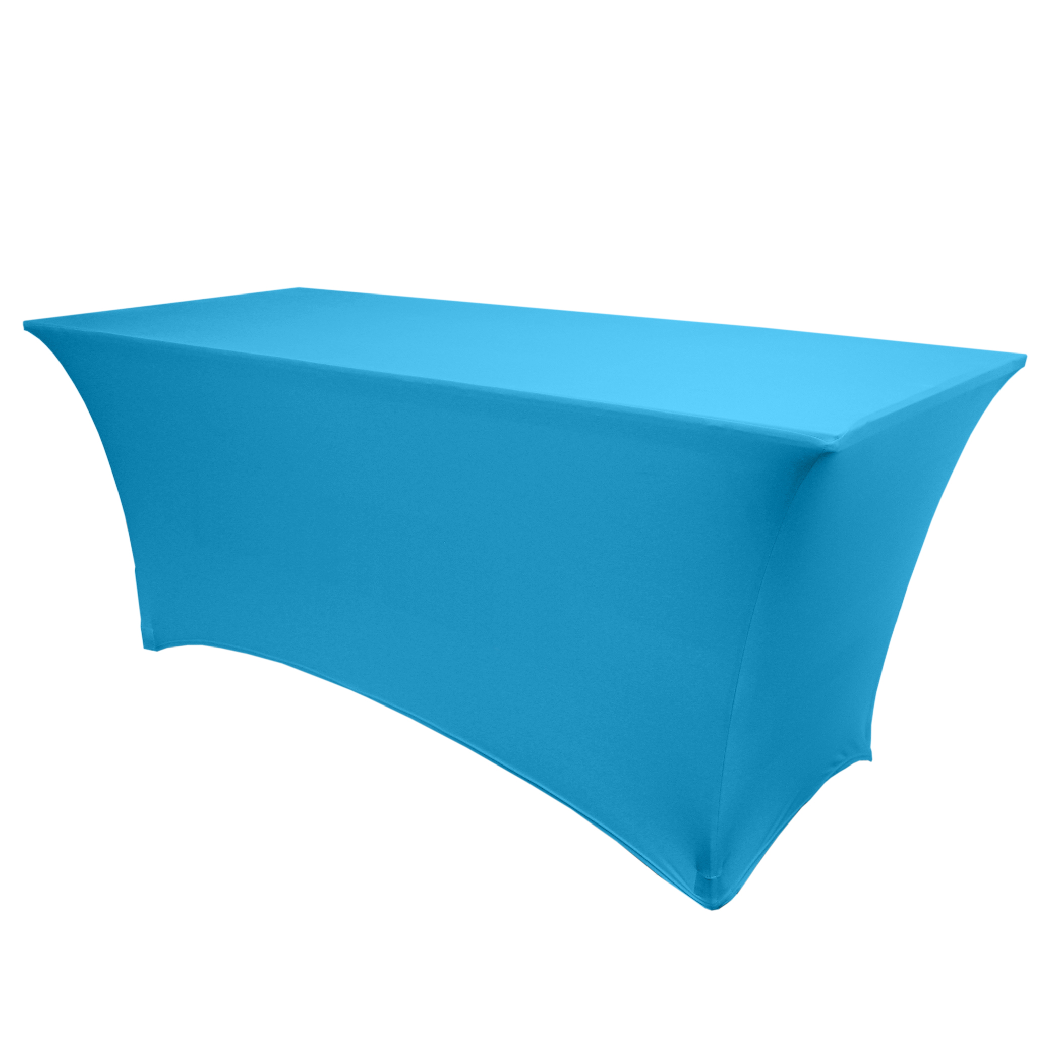 Non-Printed 8’ Spandex Stretch Table Cover
