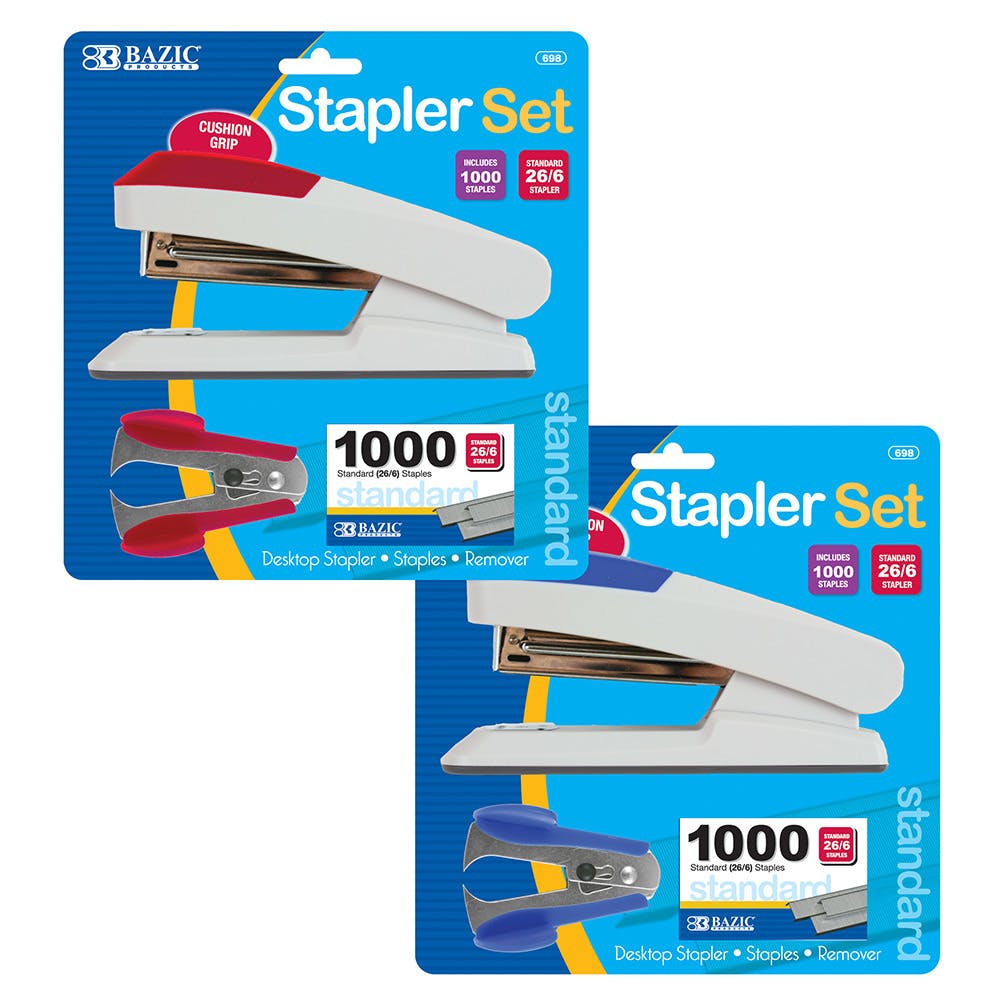 Desktop Stapler Sets - Stapler 1000 Staples Staple Remover 1