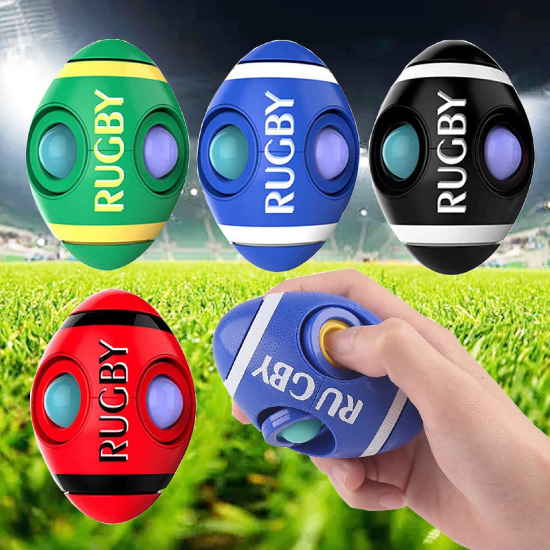 Rugby Push Pop It Fidget Toy
