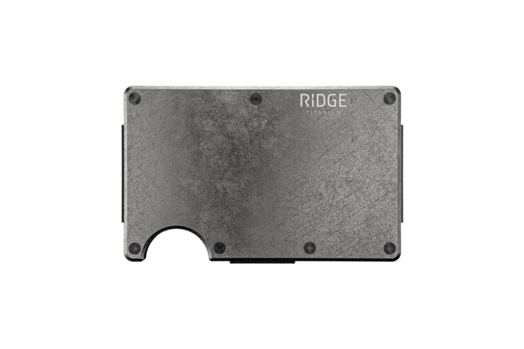 Ridge Stonewashed Money Clip 3