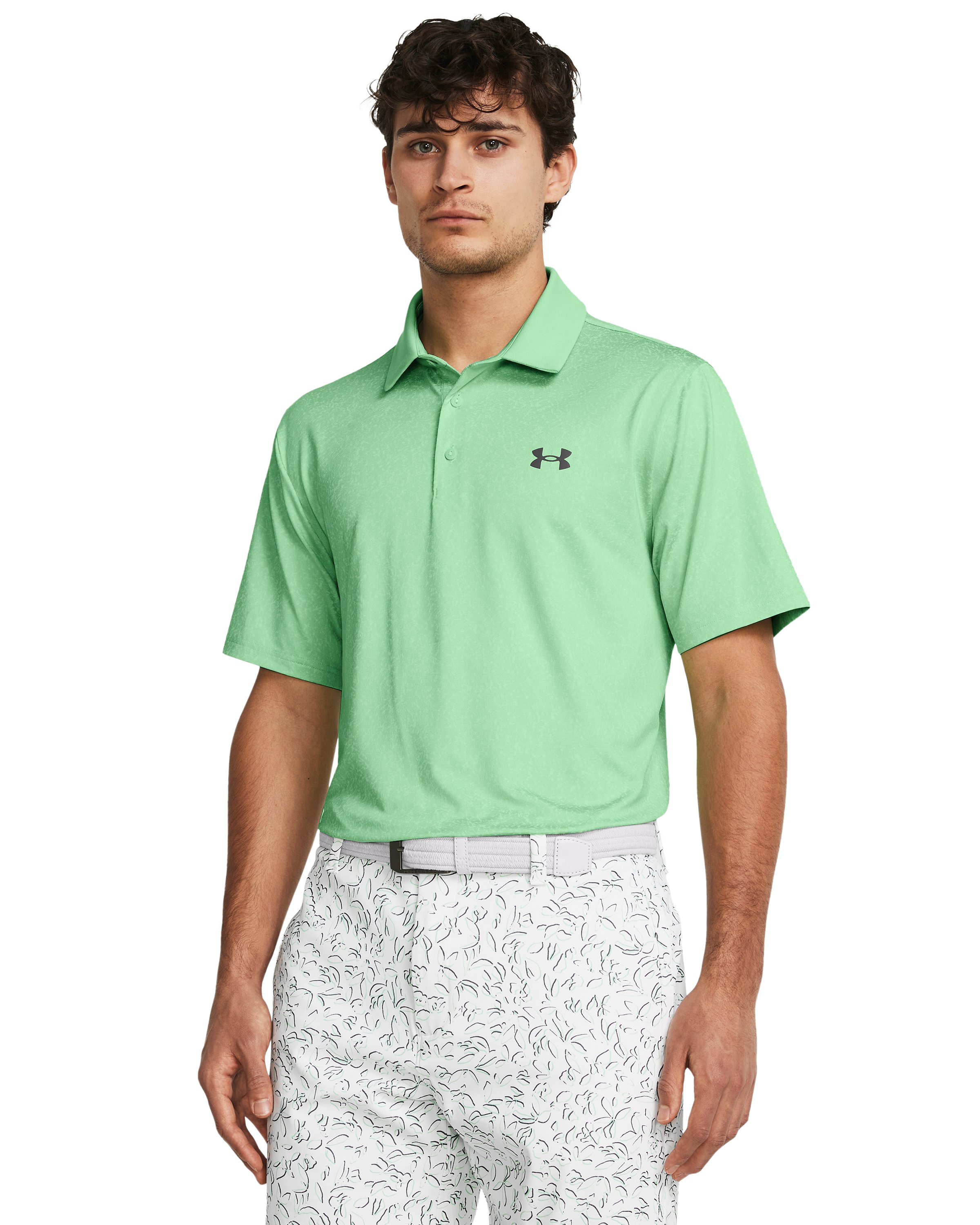 UA Playoff 3.0 Coral Jacquard Men's Polo 13