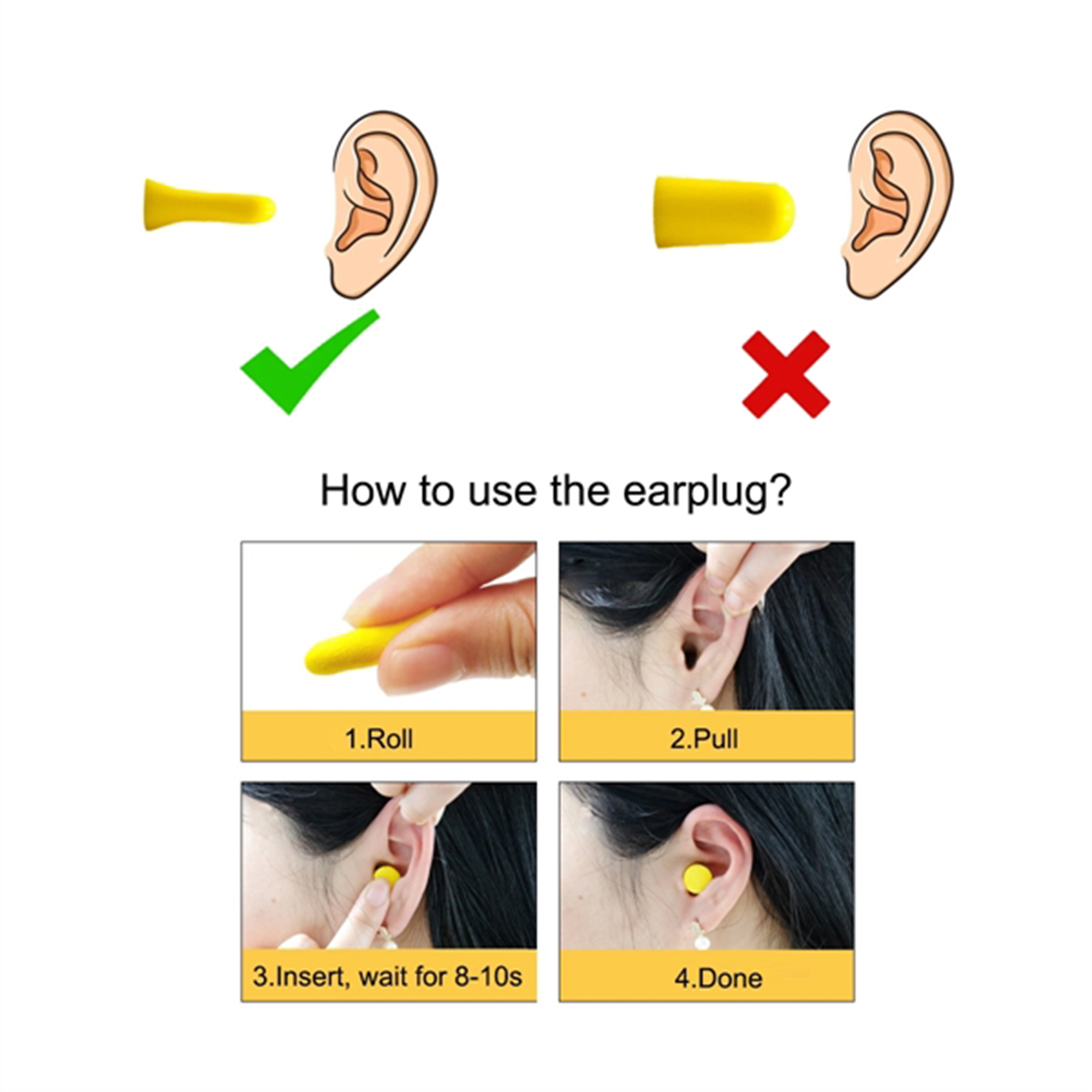 Soft Foam Earplugs In Reusable Case 7