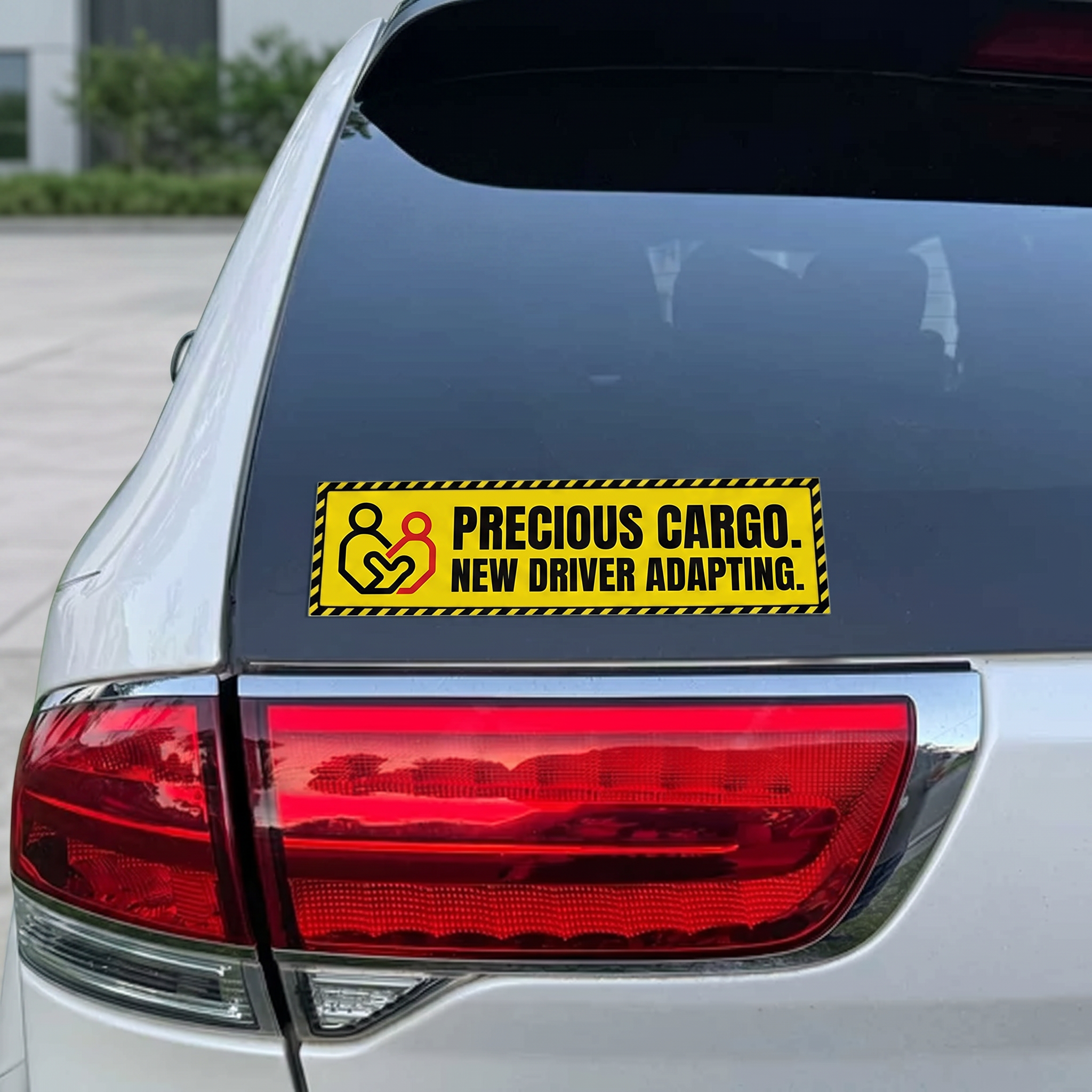 Reusable 11.5" Bumper Sticker
