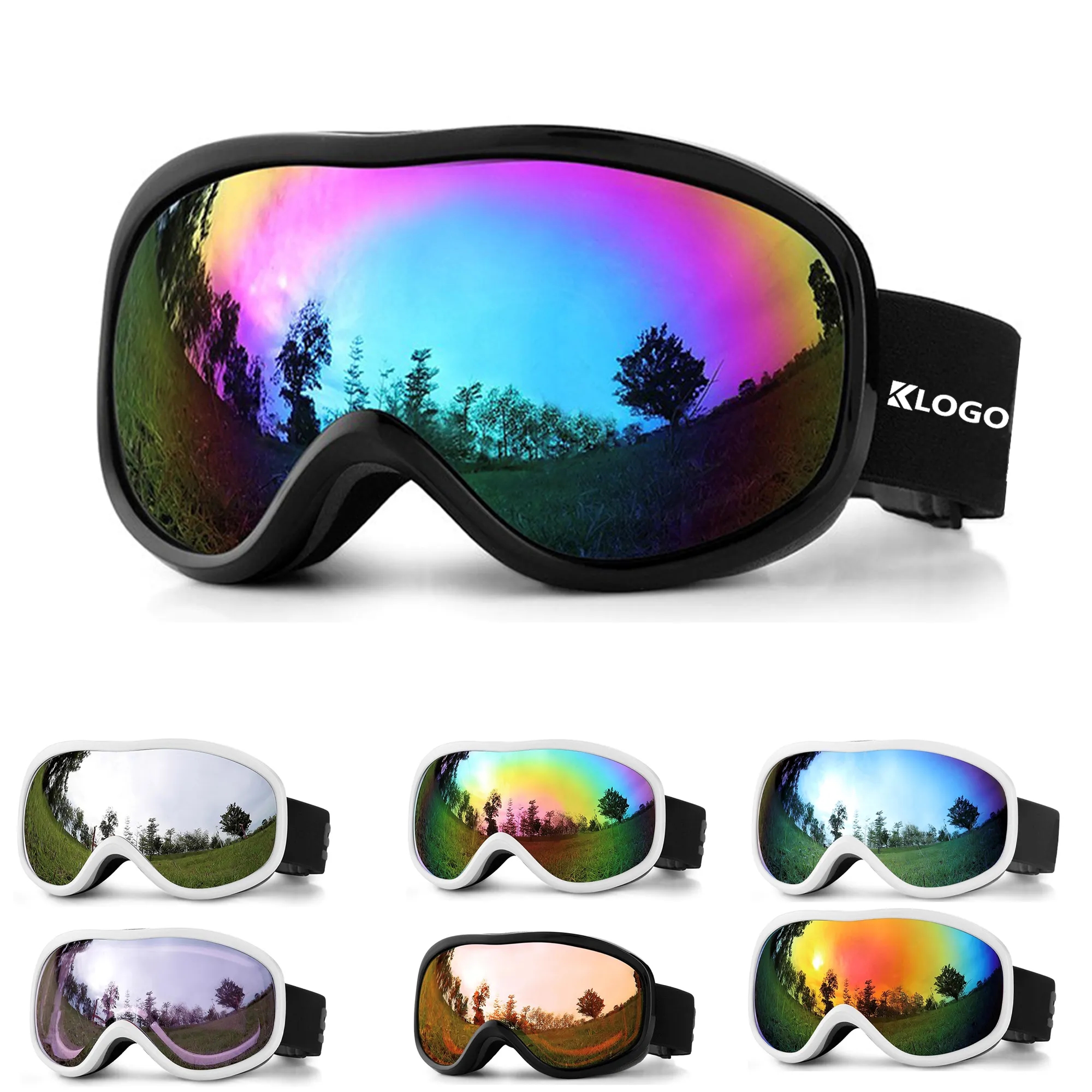 Double Layer Strong Anti Fog Ski Goggles 22