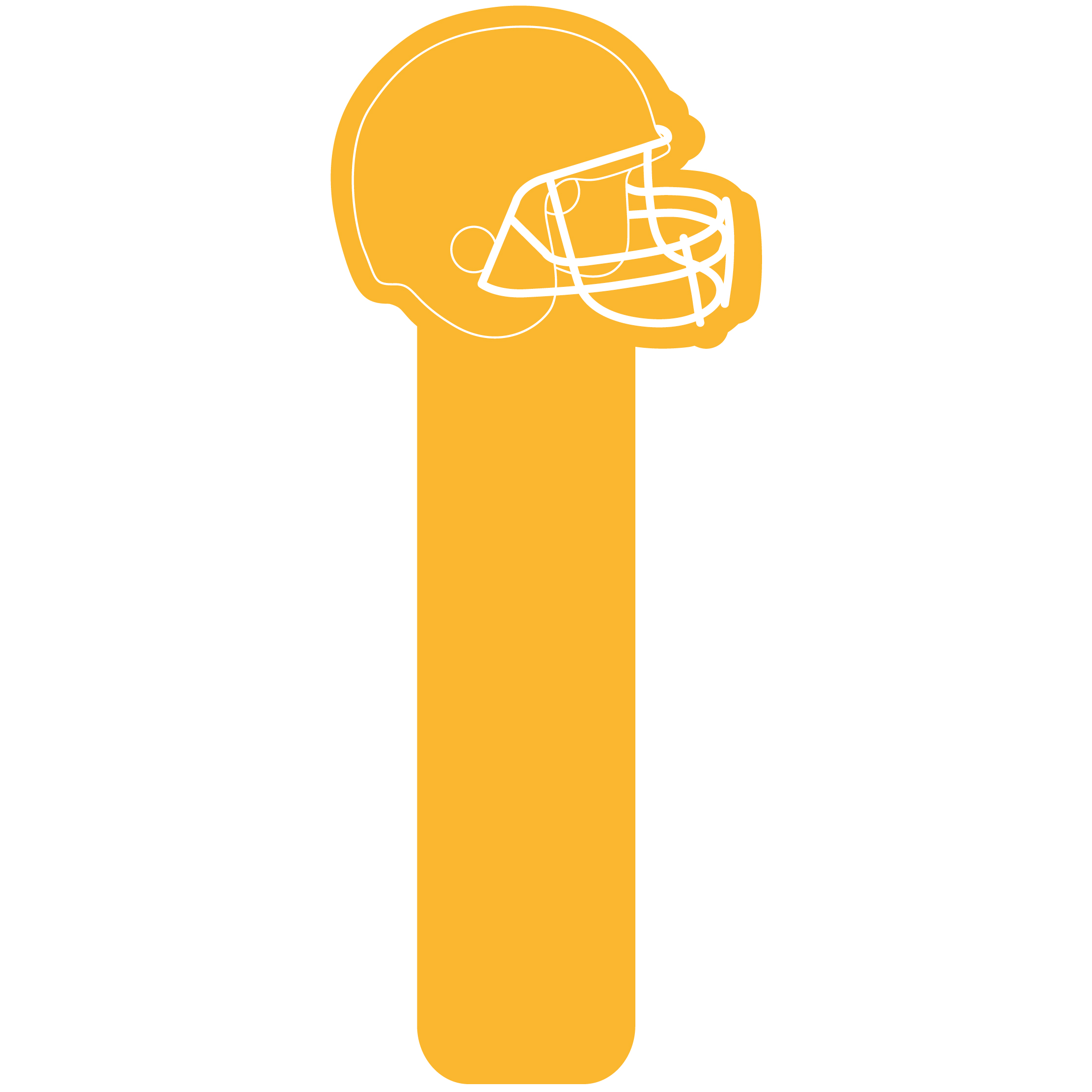 Football Helmet Stick Waver 49