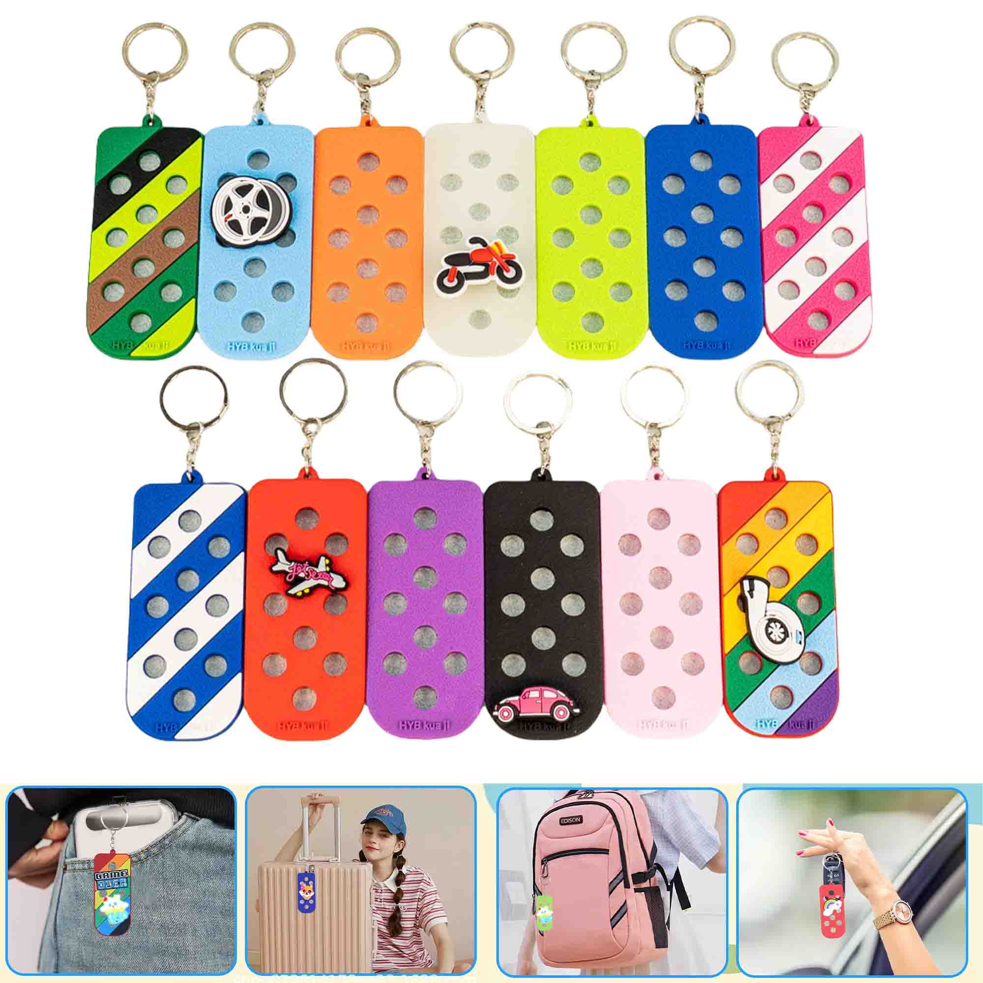 Custom High Quality PVC Shoe Charms Keychain 3