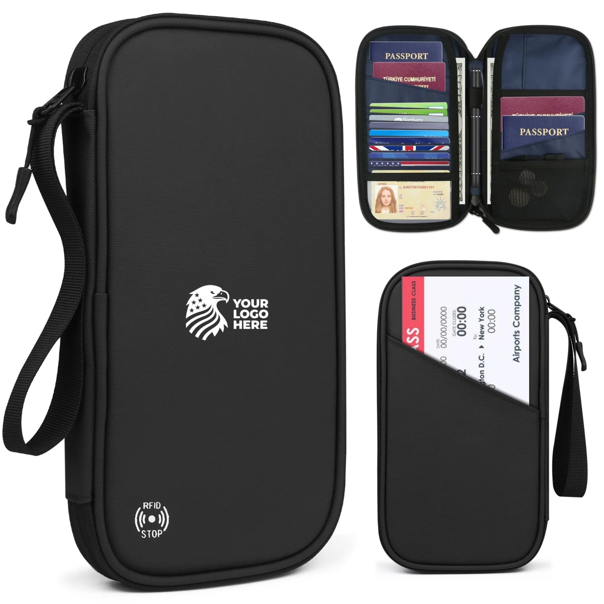 Waterproof Family Passport Travel Wallet 4